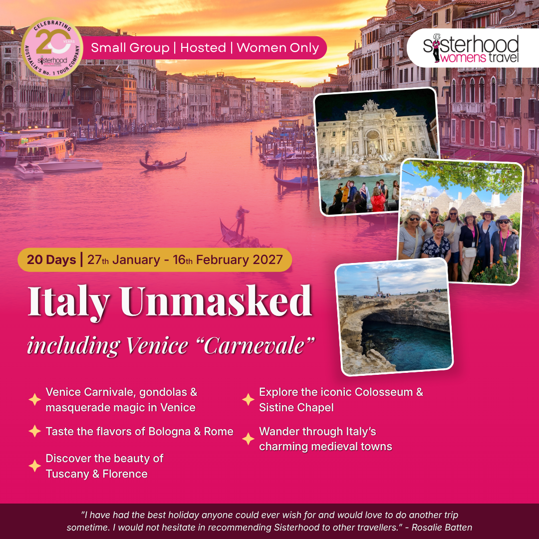 Sisterhood Womens Travel Facebook ad