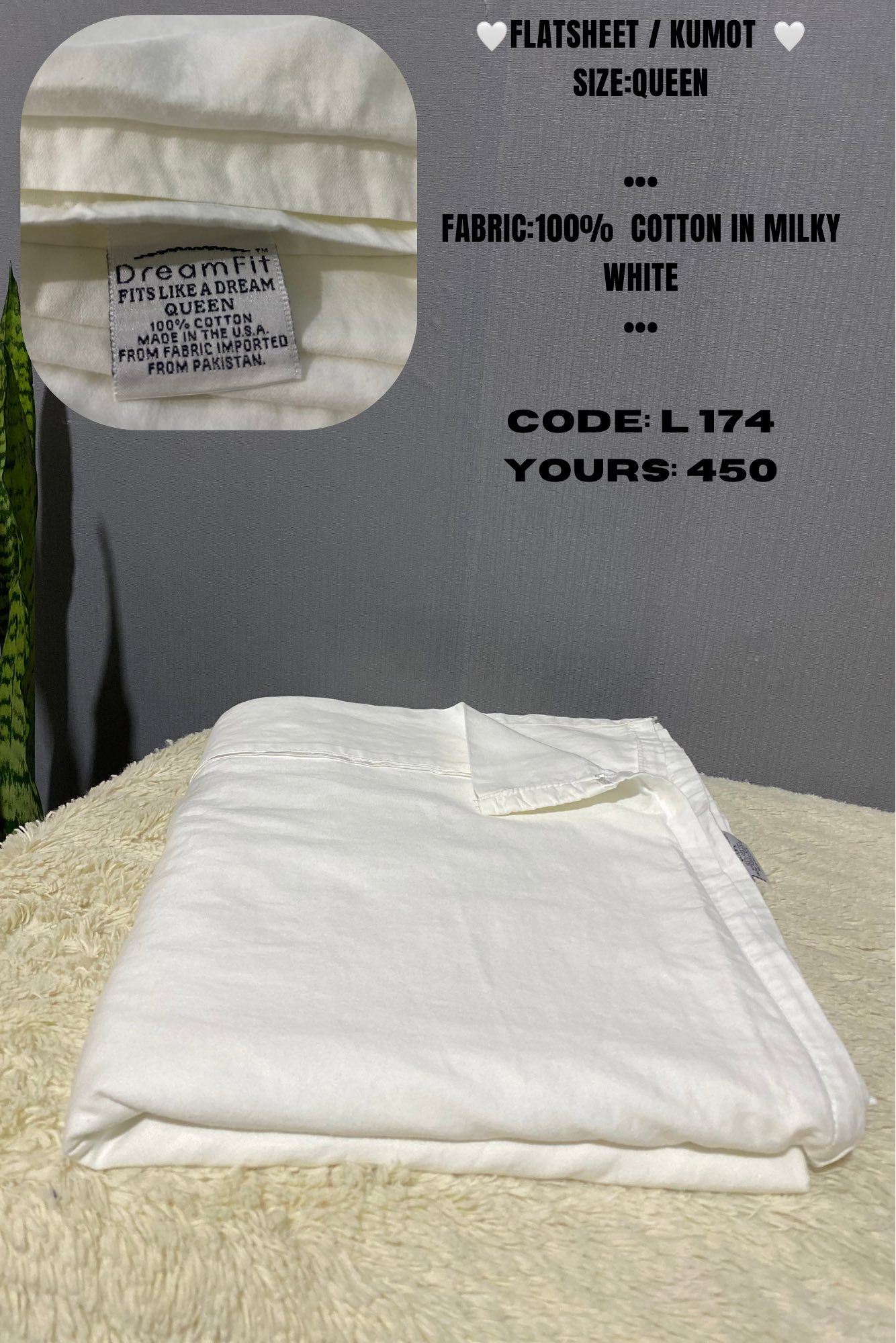 Garahe Online Thriftshop Facebook ad: US HQ BEDDINGS