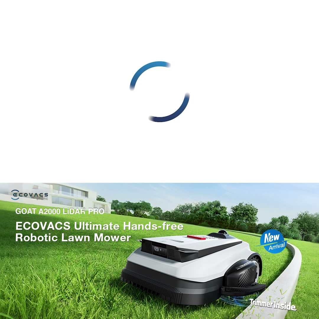 ECOVACS ROBOTICS Facebook ad: ECOVACS GOAT A2000 LiDAR PRO