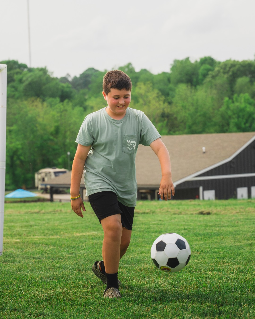 Blue Ridge RV Resort Facebook ad: Remember when free time was spent splashing around…