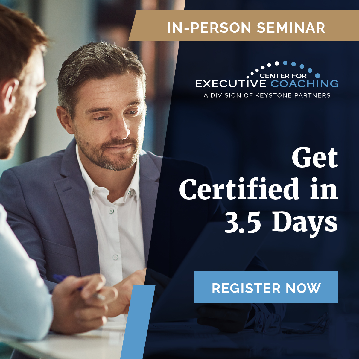 Center for Executive Coaching Facebook ad