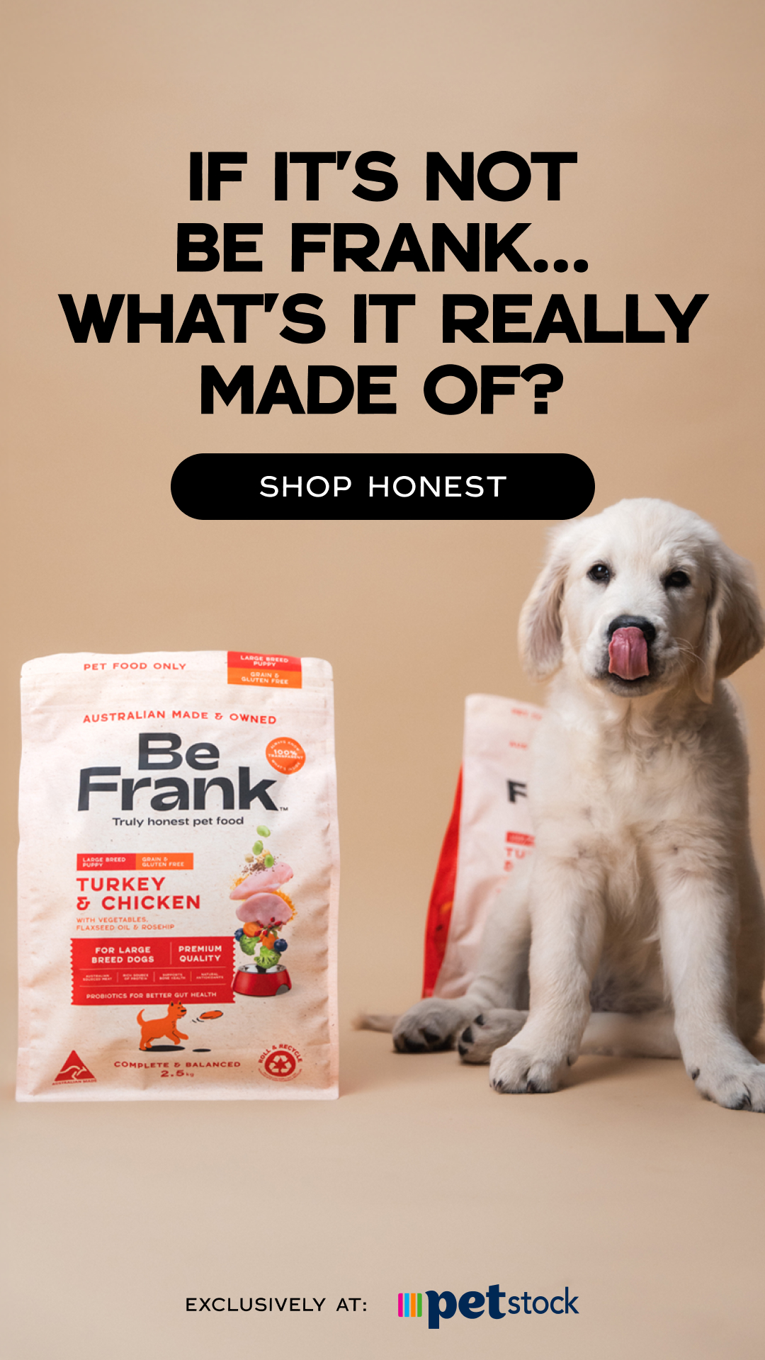 Be Frank Facebook ad