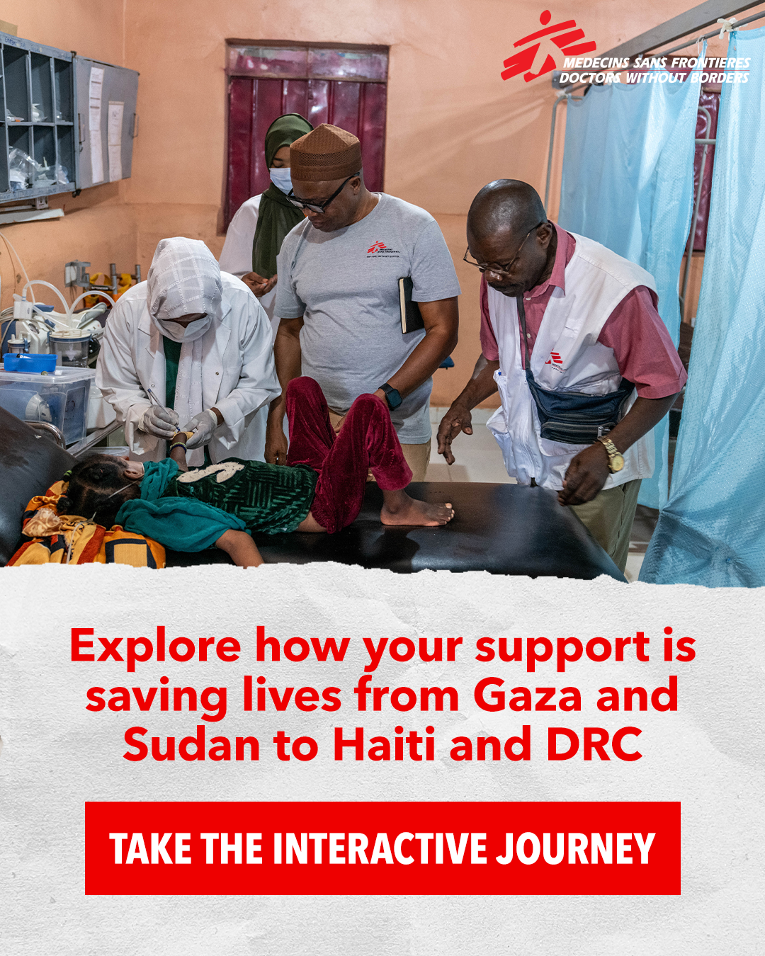Doctors Without Borders/Médecins Sans Frontières (MSF) Facebook ad