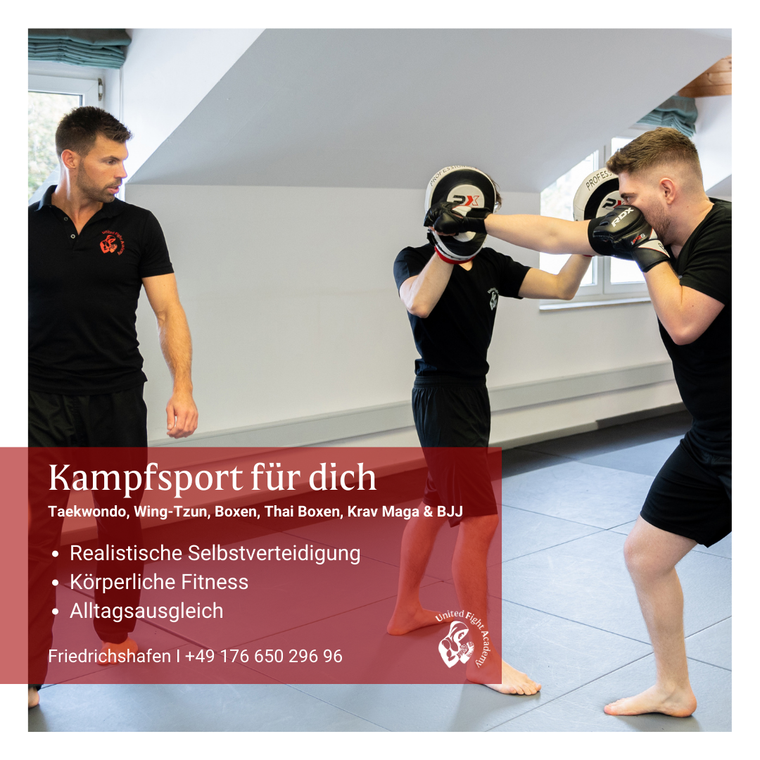 United Fight Academy Facebook ad from Apr 1, 2025