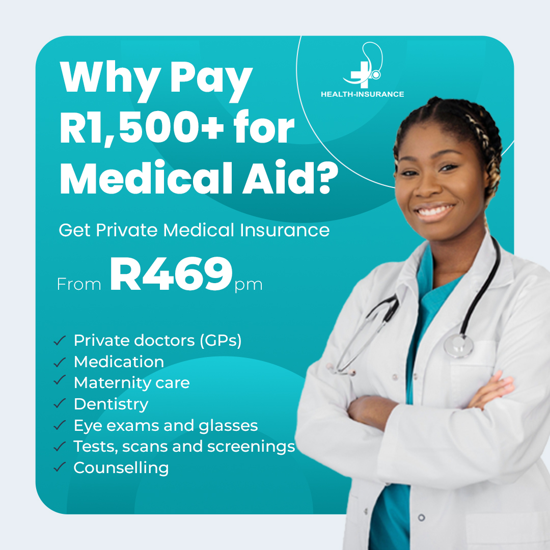 Health-Insurance.co.za Facebook ad: Find Affordable Private Healthcare