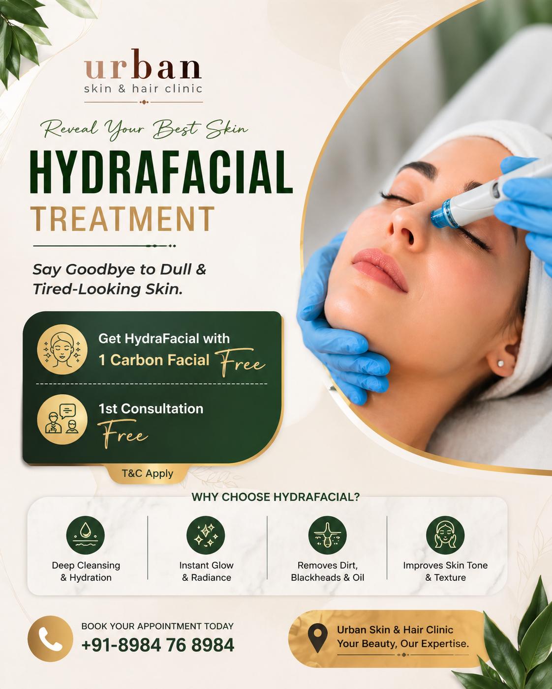 Urban Skin And Hair Clinic Pune Facebook ad from Apr 25, 2026