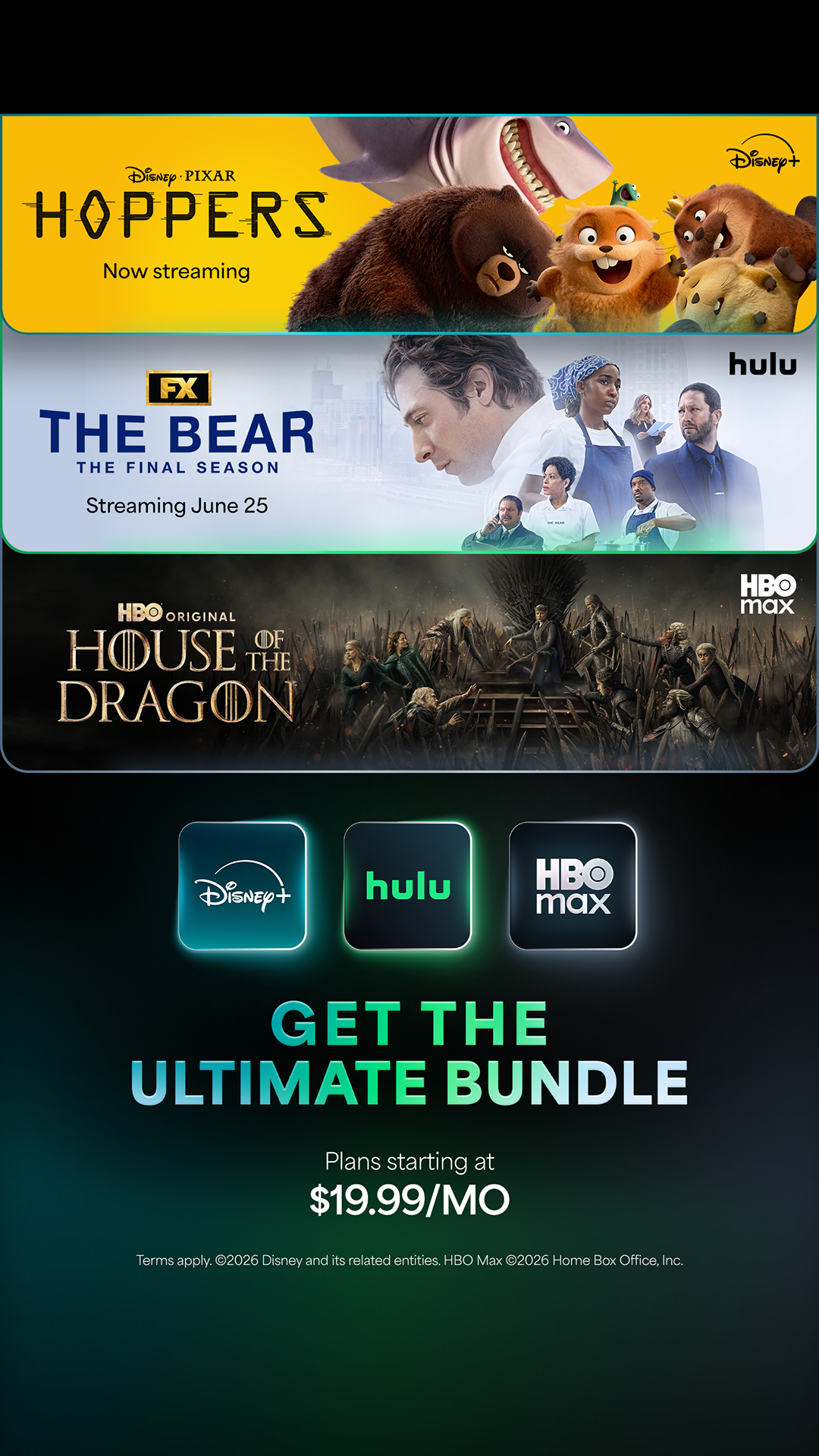 HBO Max Facebook ad