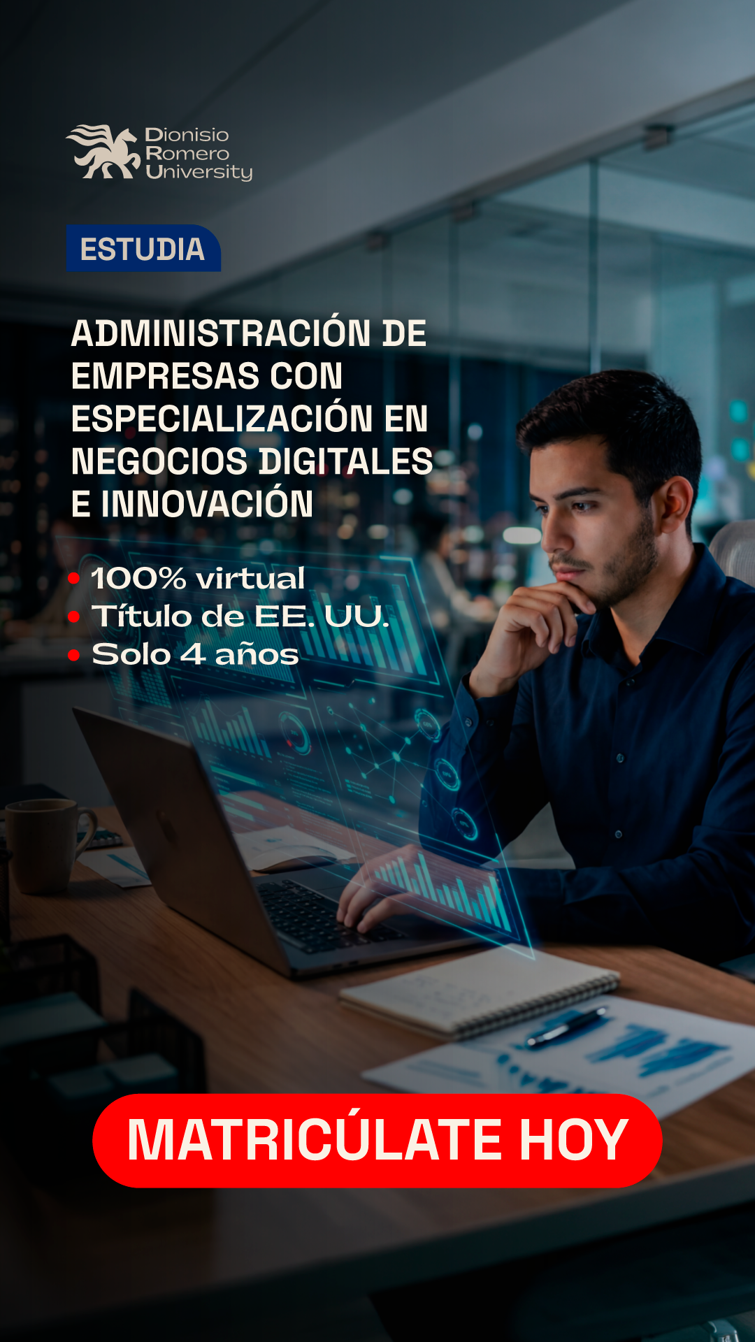 Dionisio Romero University Facebook ad