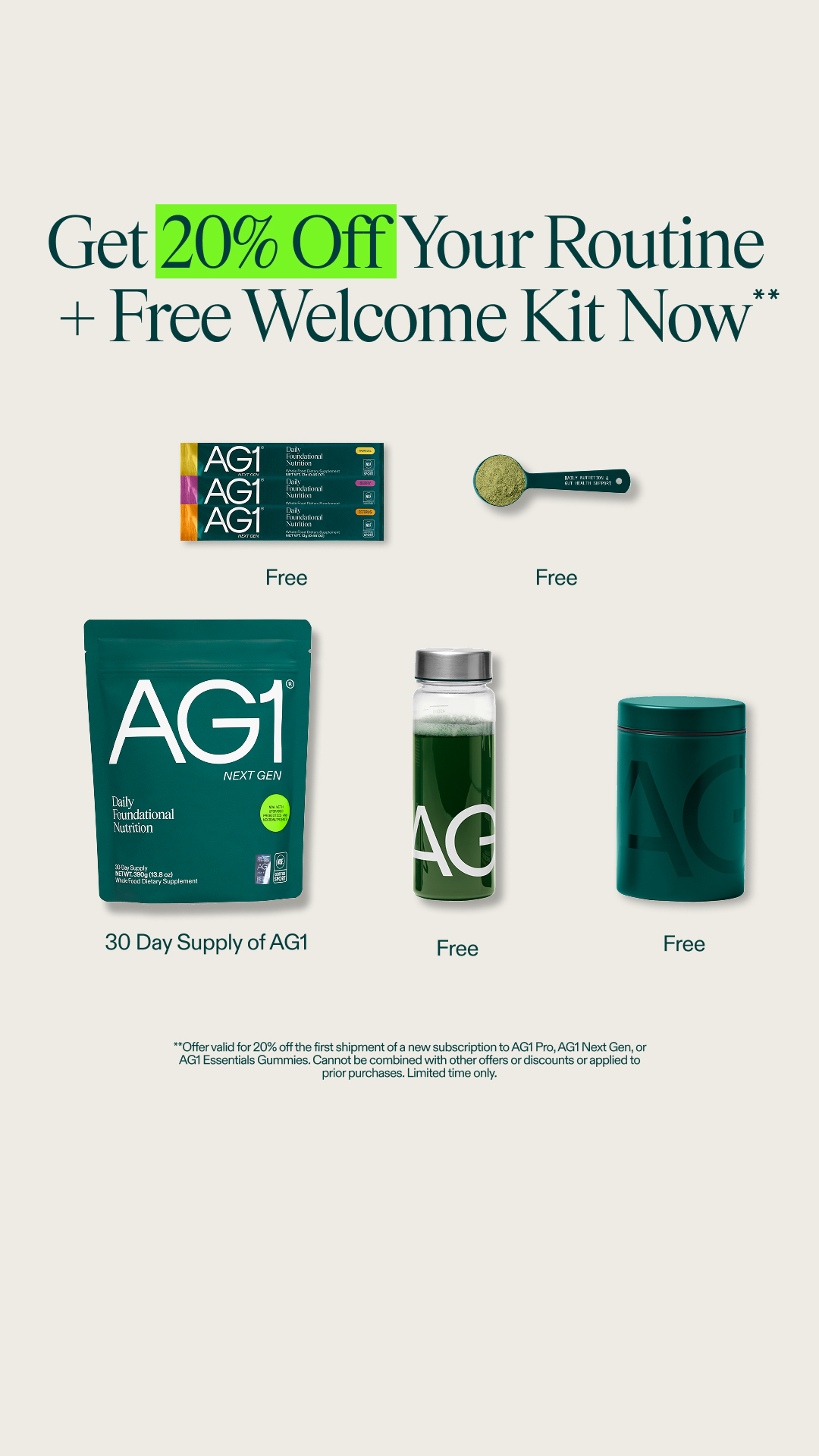 AG1 by Athletic Greens Facebook ad