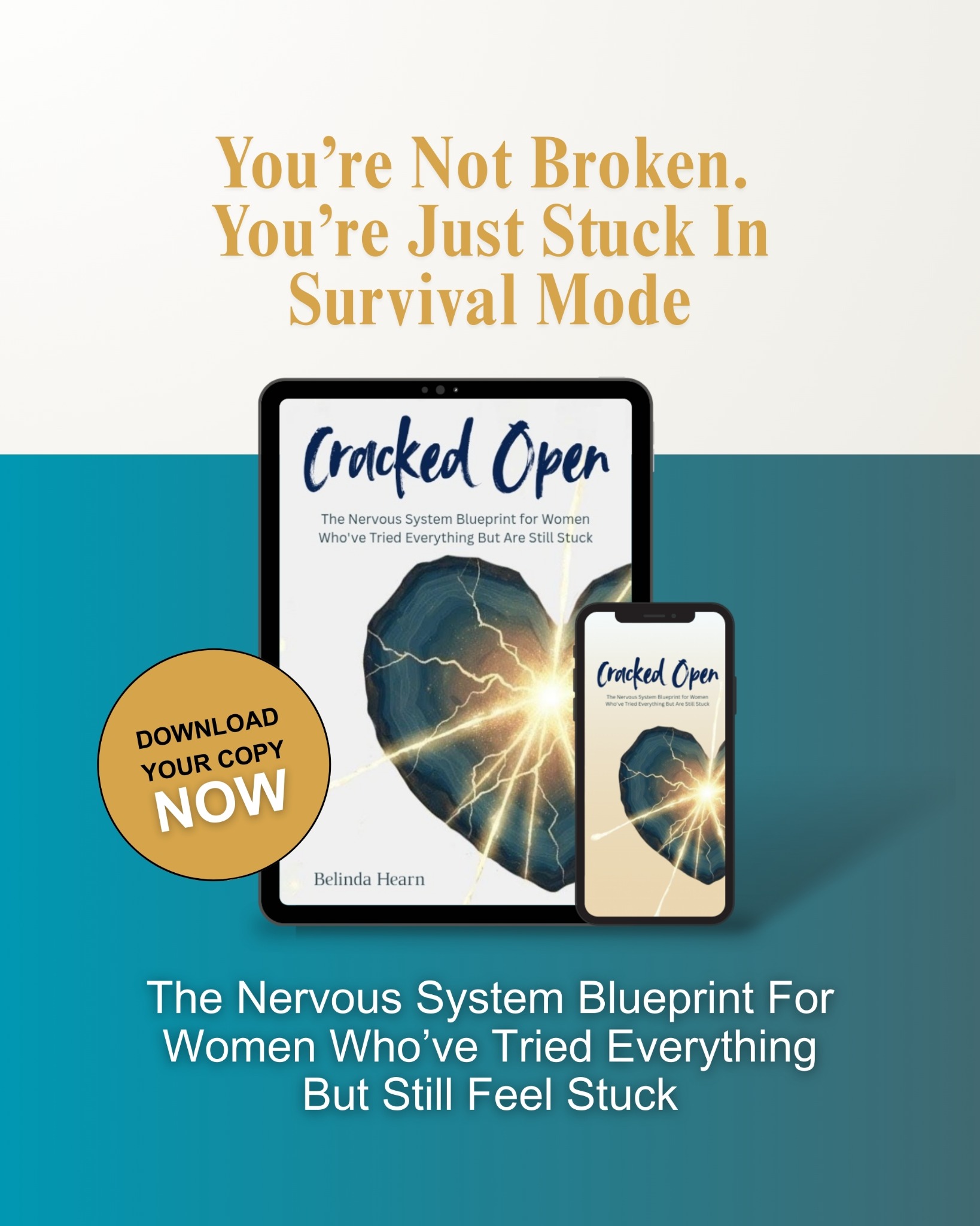 HerPivot.co Facebook ad: You’re Just Stuck in Survival Mode