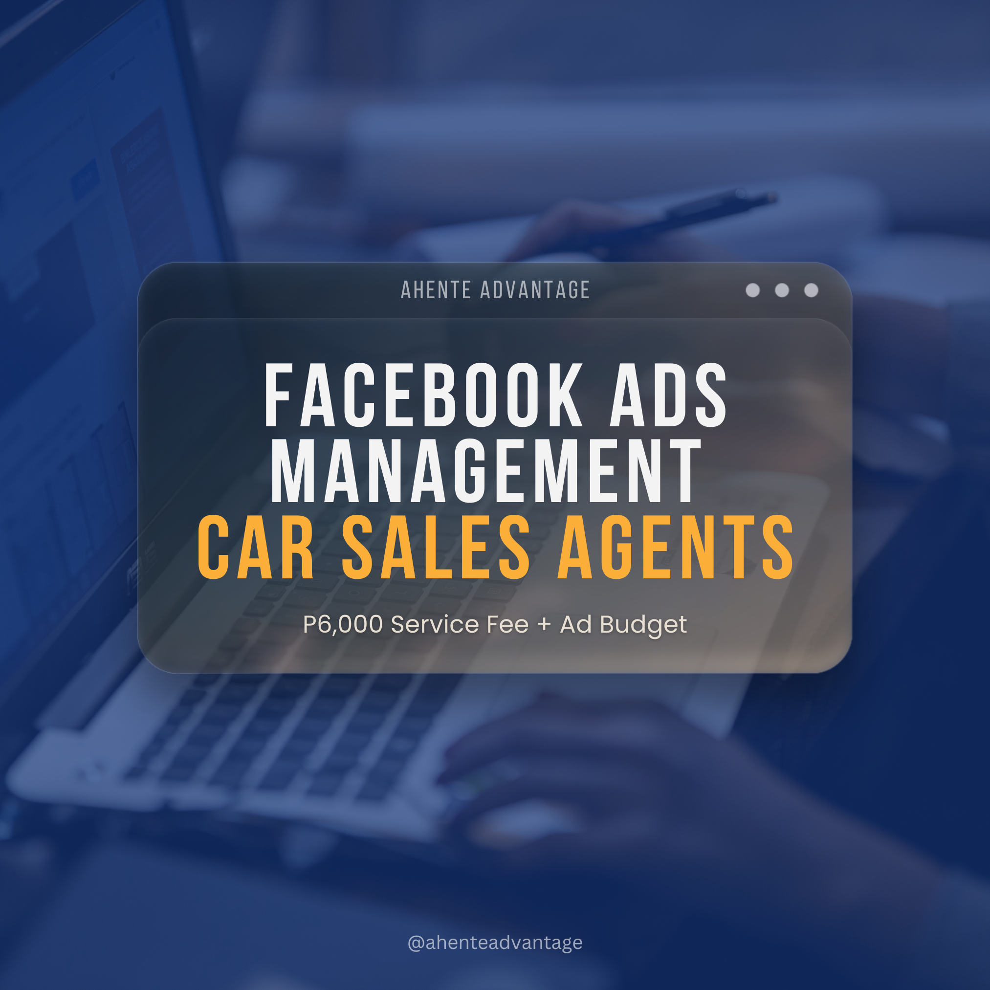 Ahente Advantage Facebook ad