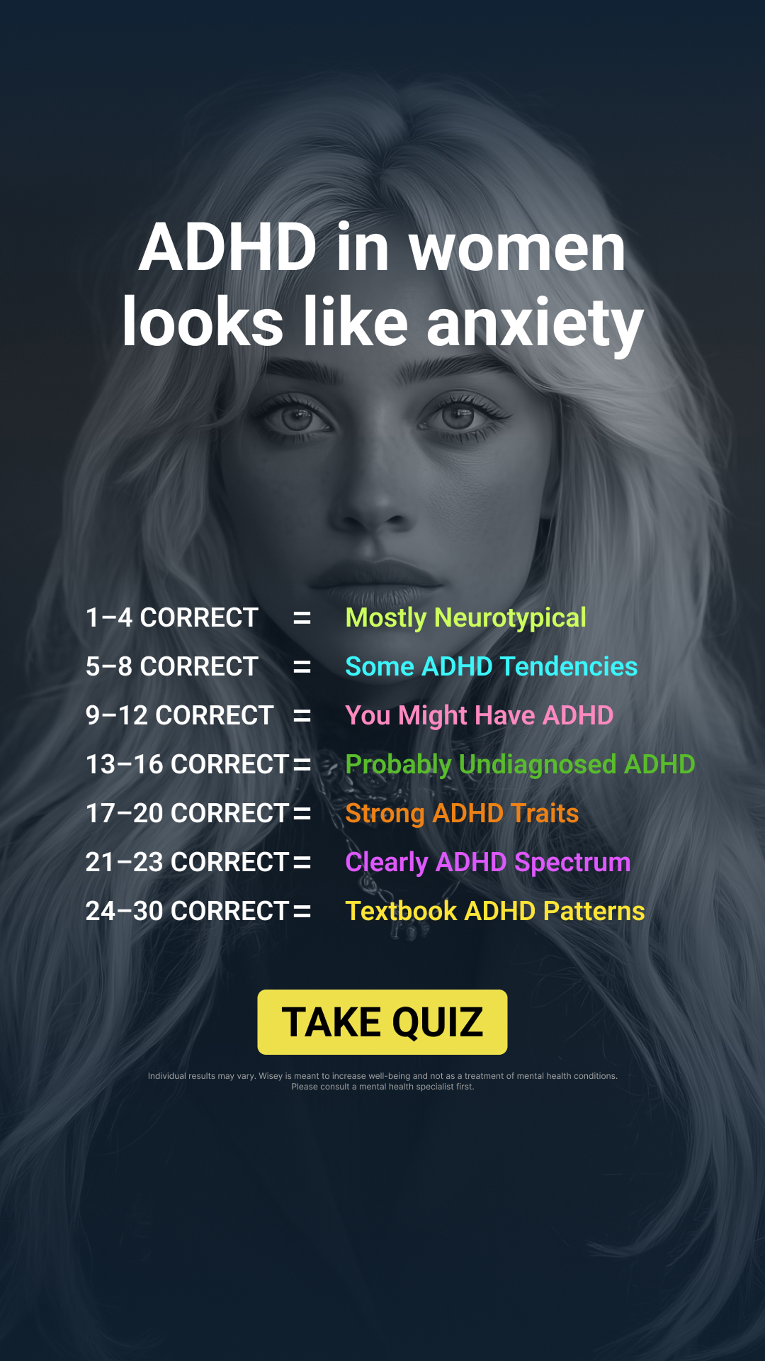 Betty Holland Facebook ad: ADHD is NOT 'Laziness'