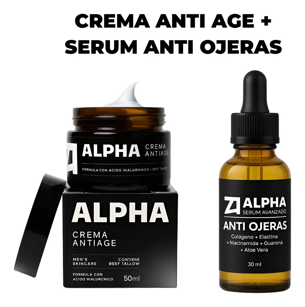 Alpha For Men Facebook ad: La primera marca de cuidado personal fabricada…