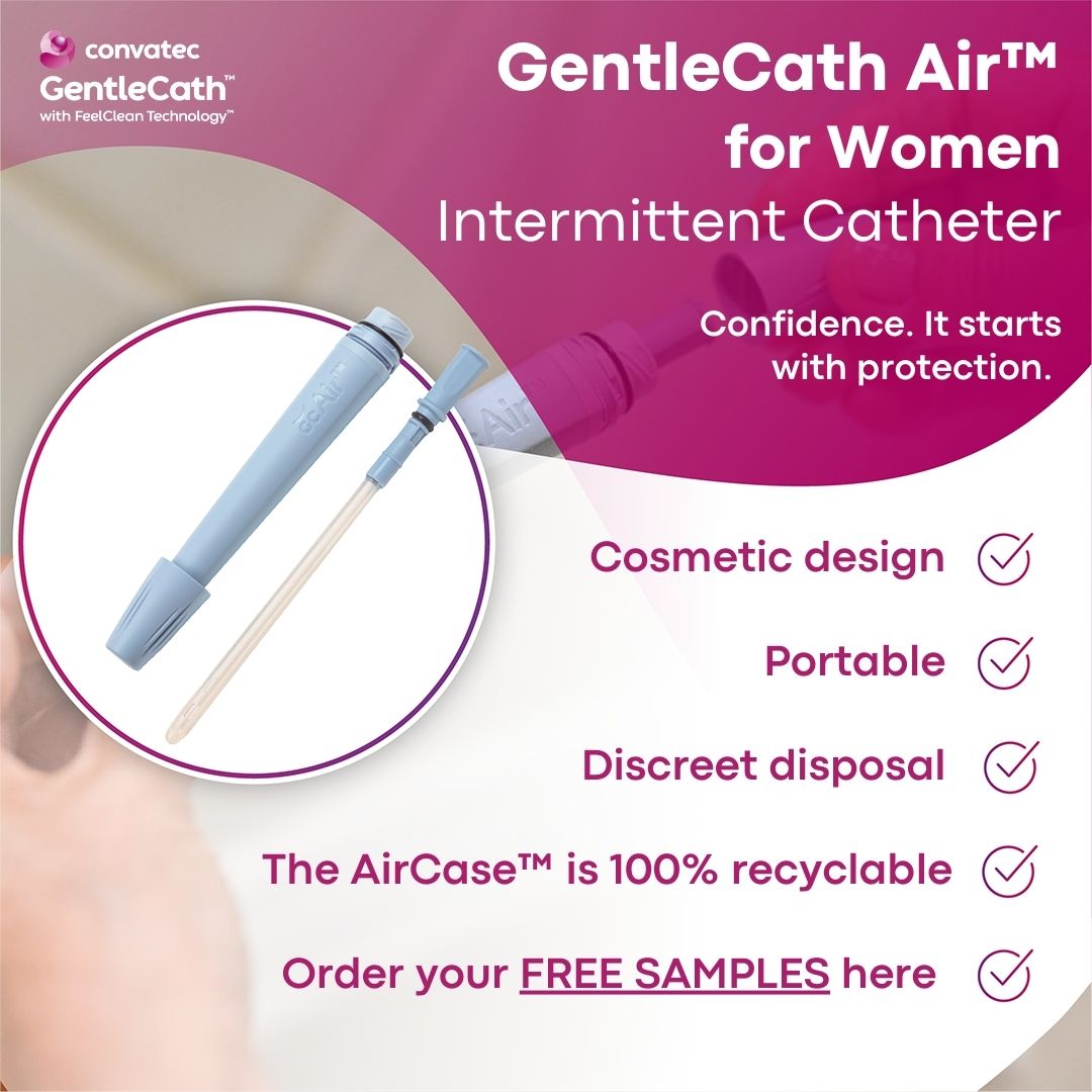 Convatec Continence Care UK Facebook ad from Jan 23, 2026