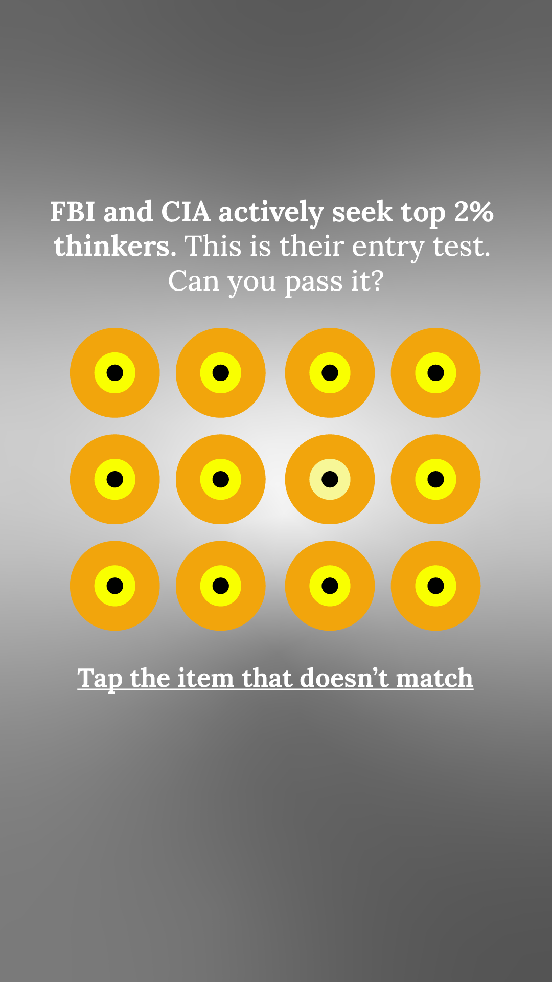 Brain Health Check Facebook ad