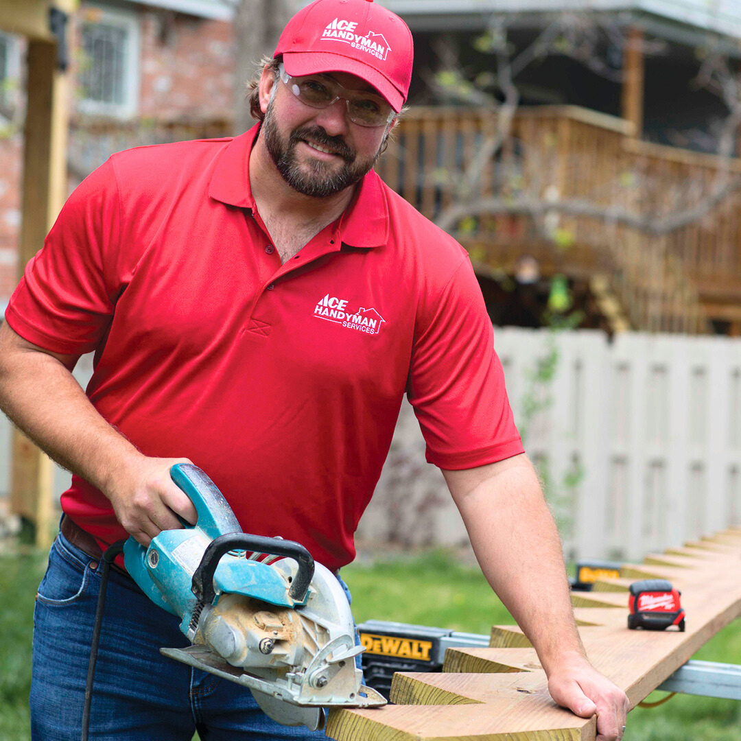 Ace Handyman Services Kanawha Valley Facebook ad: Spring is just around the corner, and winter…