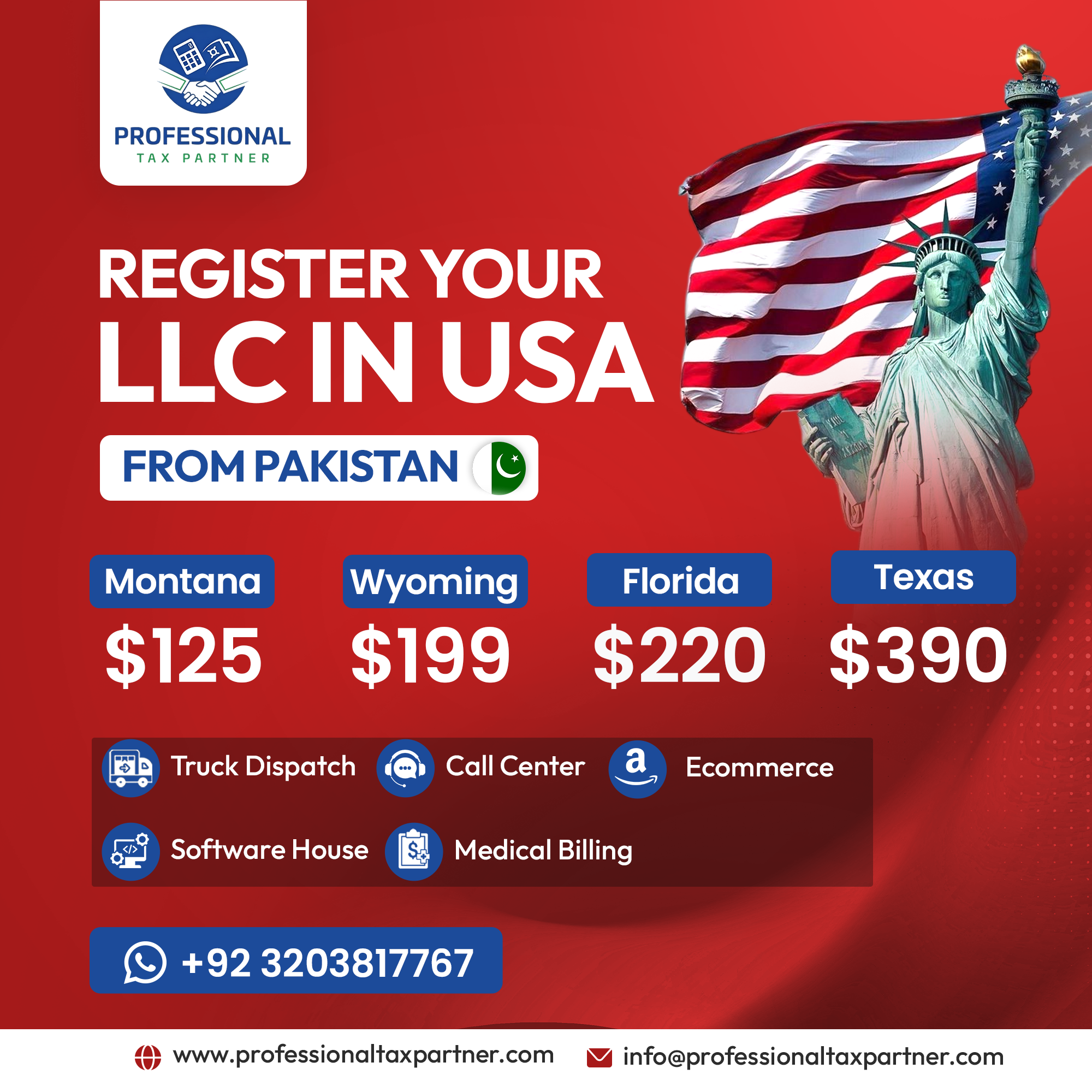 Professional Tax partner & Consultant Facebook ad