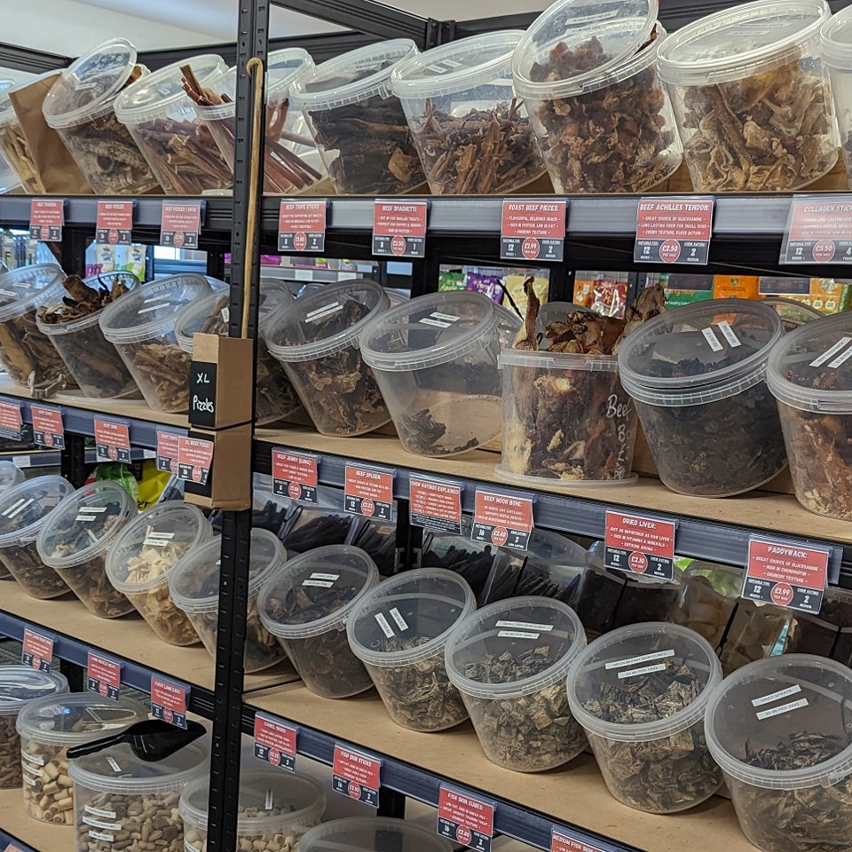 Wally's Pet Supplies Andover Facebook ad: We have 71 different natural treats and chews!