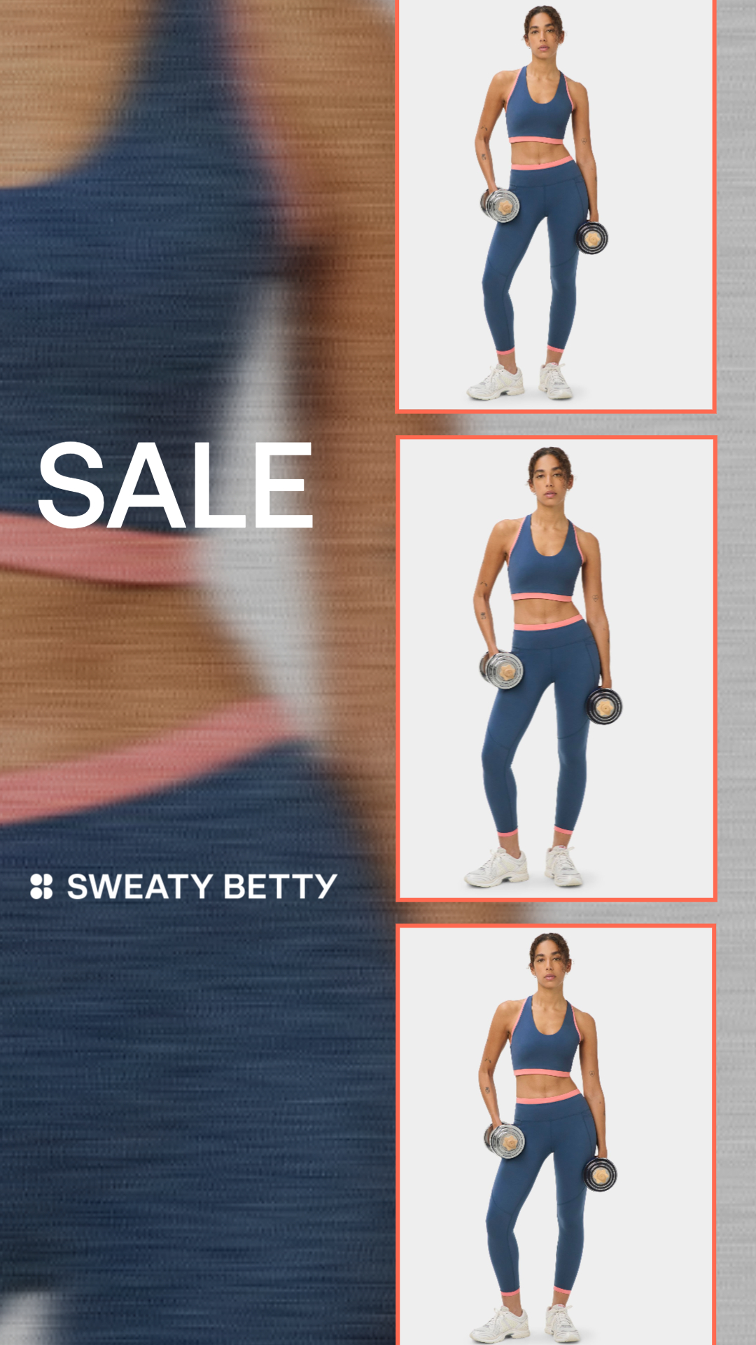 Sweaty Betty Facebook ad