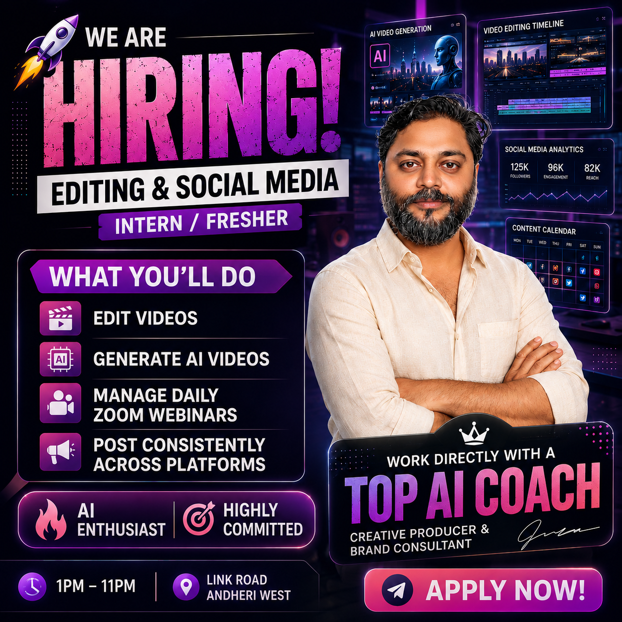 Nitin Andey Facebook ad