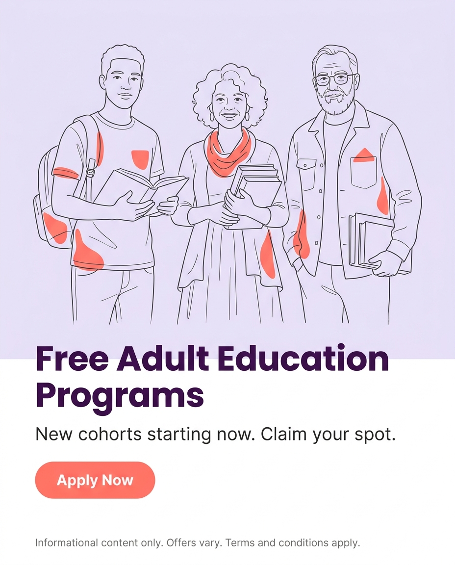 Expert Deal Search Facebook ad: Free Adult Education Programs