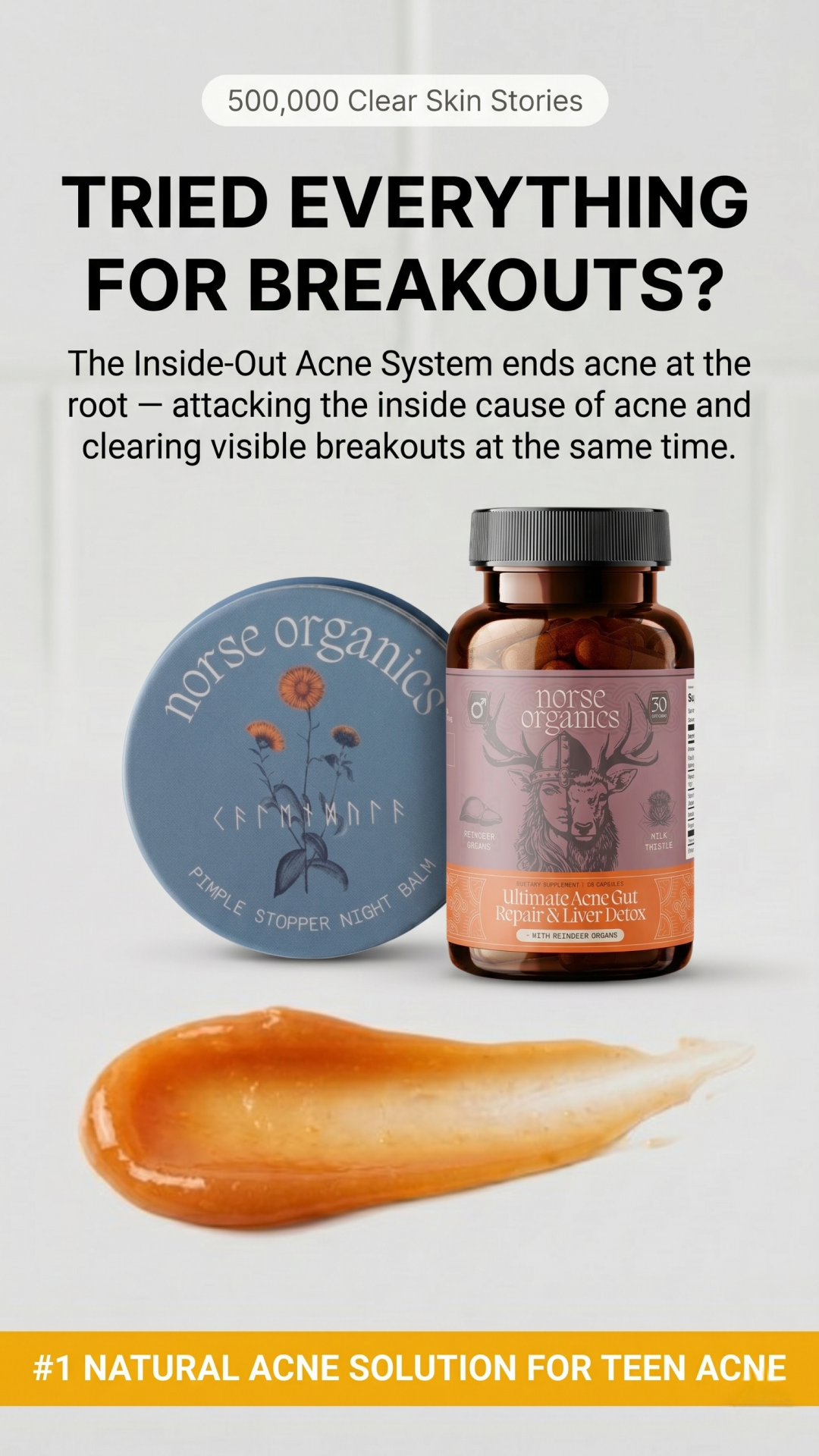 Norse Organics Facebook ad