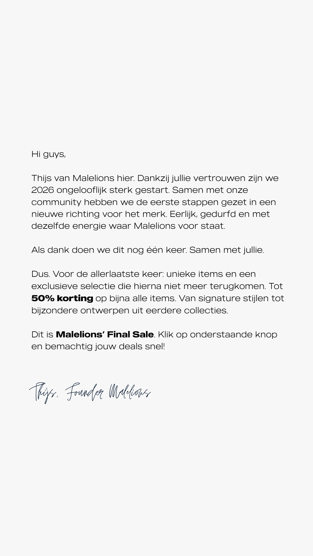 Malelions Facebook ad