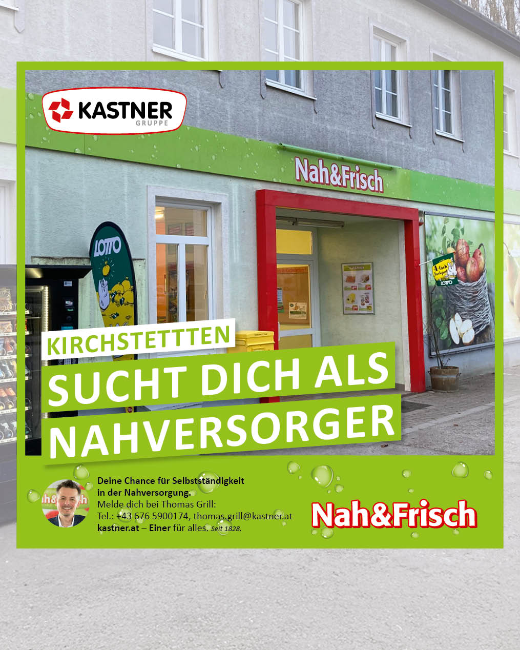 KASTNER Gruppe Facebook ad: Jetzt selbstständig werden!