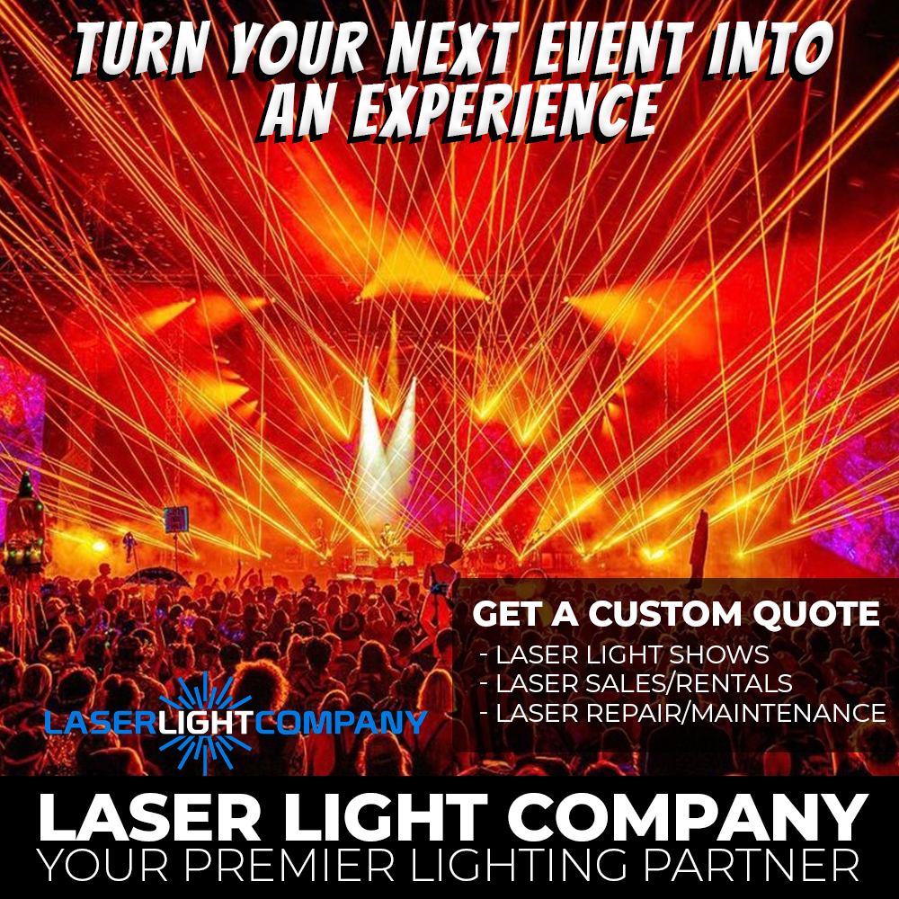 Laser Light Company Facebook ad: Get A Custom Quote!