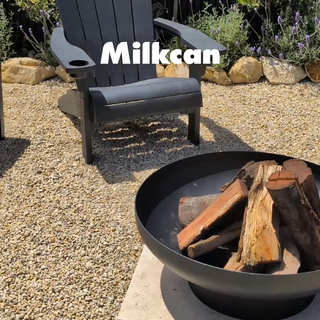 Milkcan Outdoor Facebook ad: One Fire Pit. Endless Possibilities.