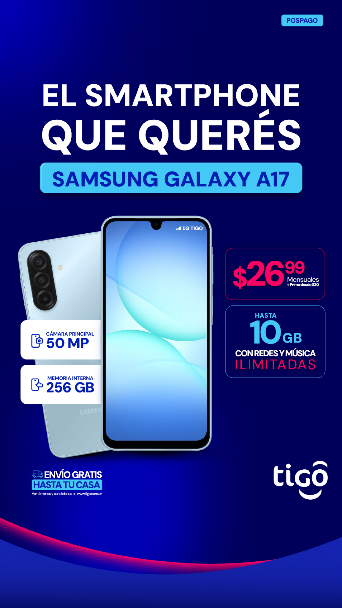 Tigo El Salvador Facebook ad