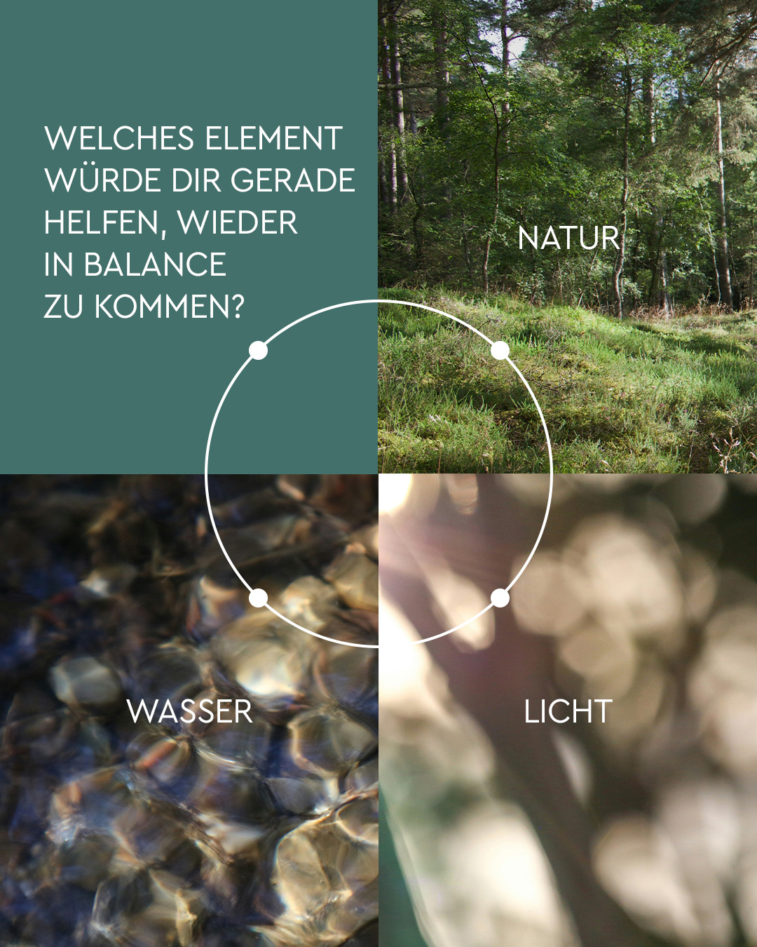 Kneipp Facebook ad: Die Natur ist eine kraftvolle Energiequelle.