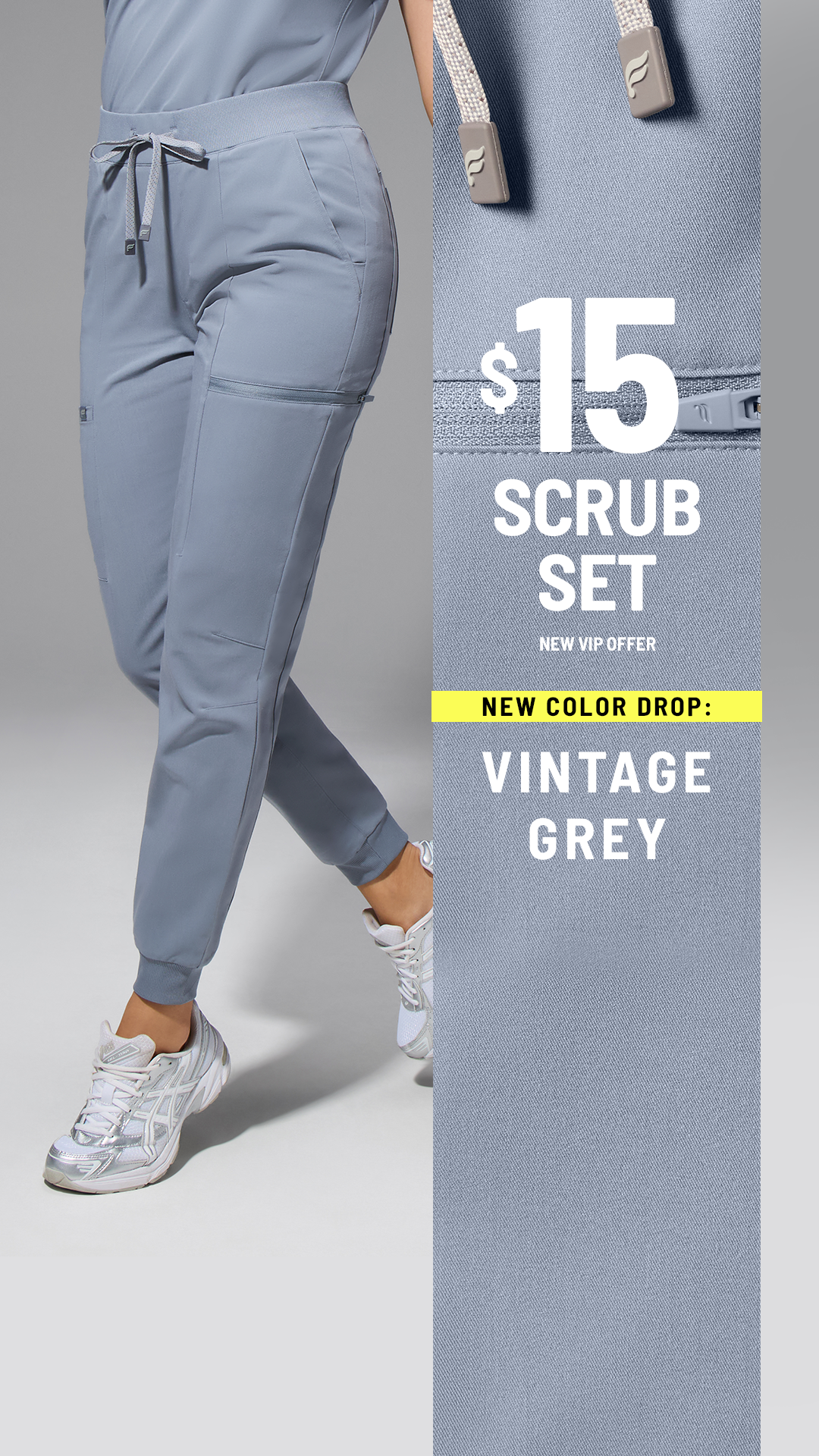 Fabletics Scrubs Facebook ad