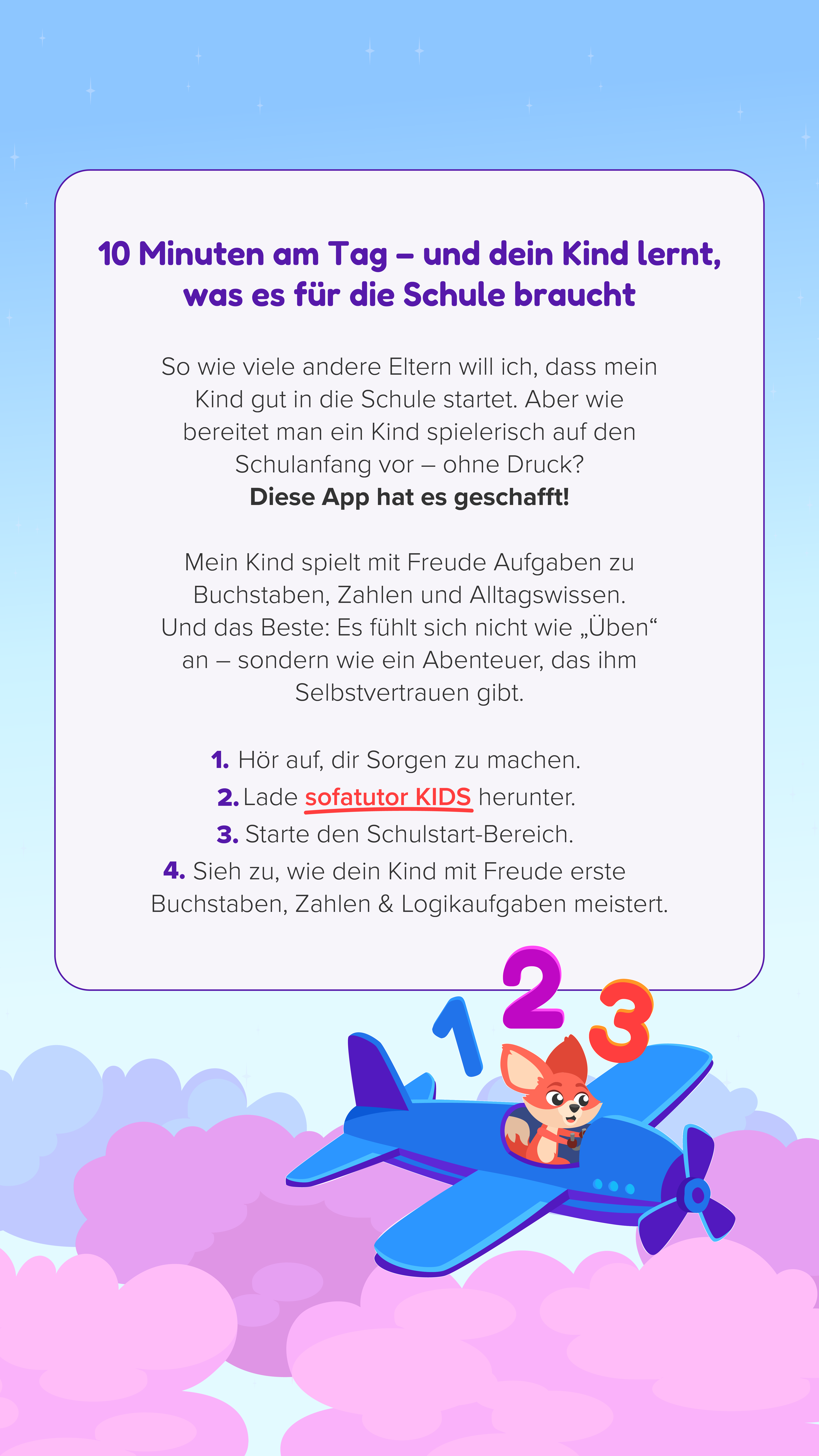 sofatutor.kids Facebook ad