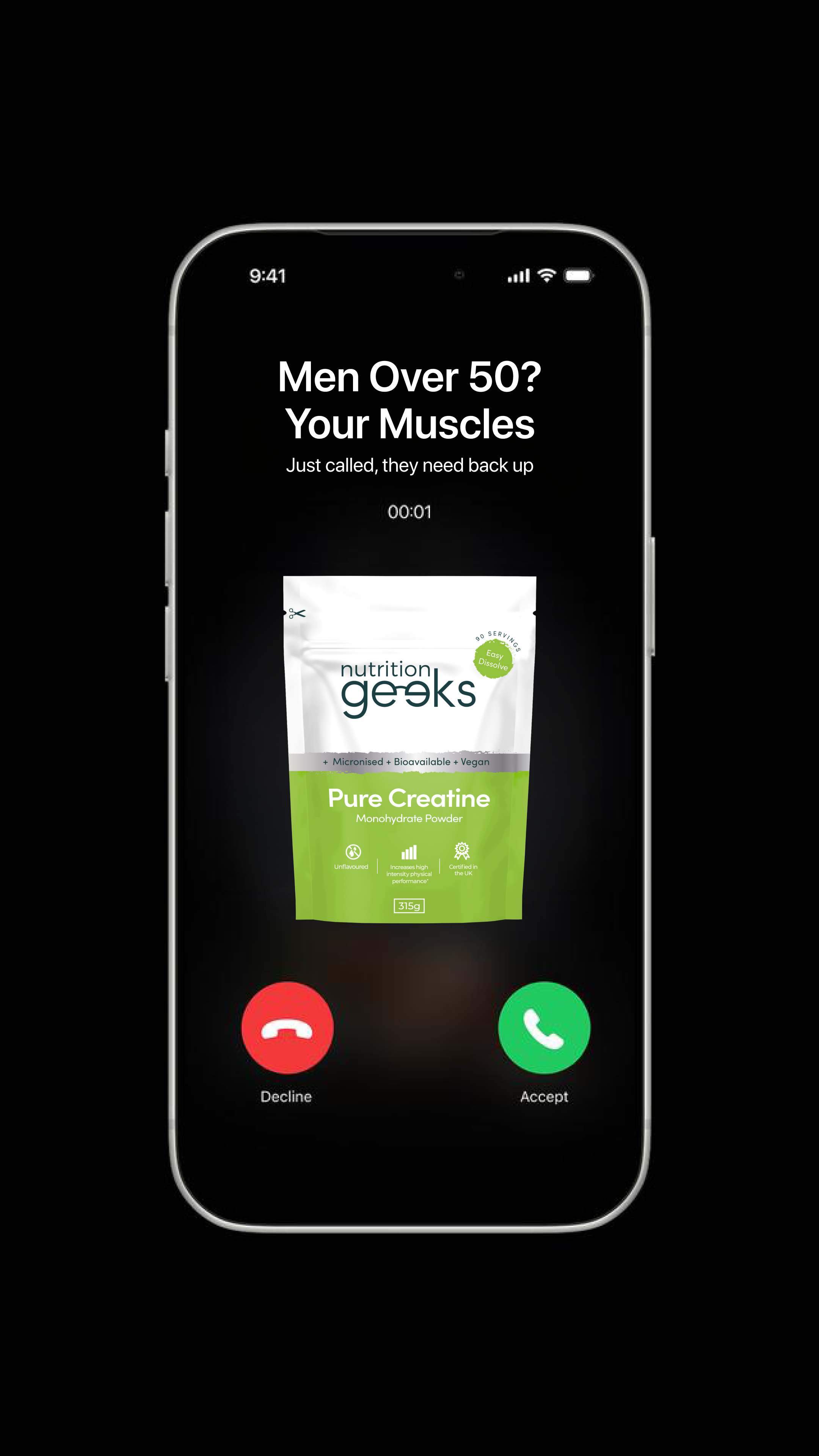 Nutrition Geeks Facebook ad