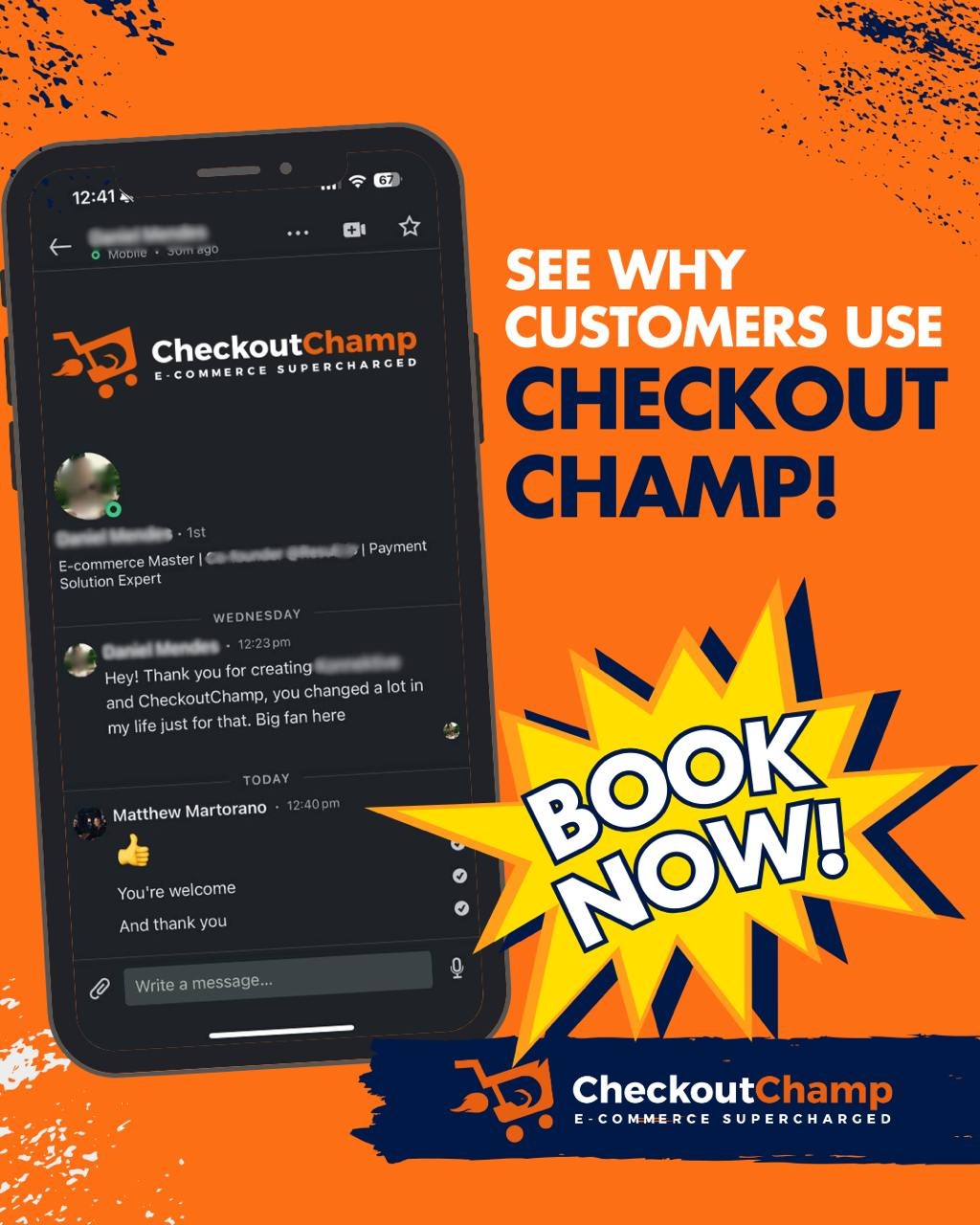Checkout Champ Facebook ad