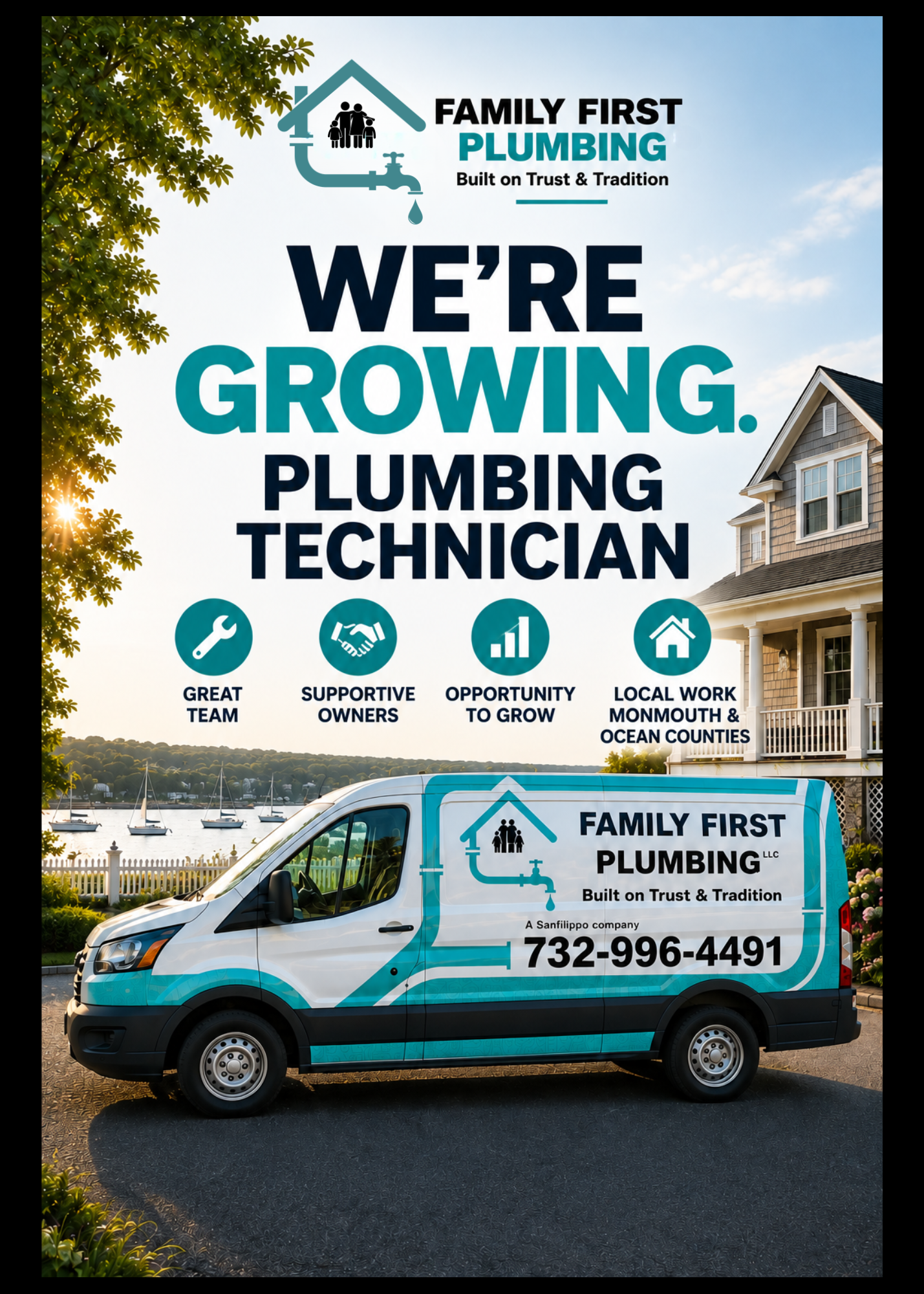 Family First Plumbing NJ Facebook ad