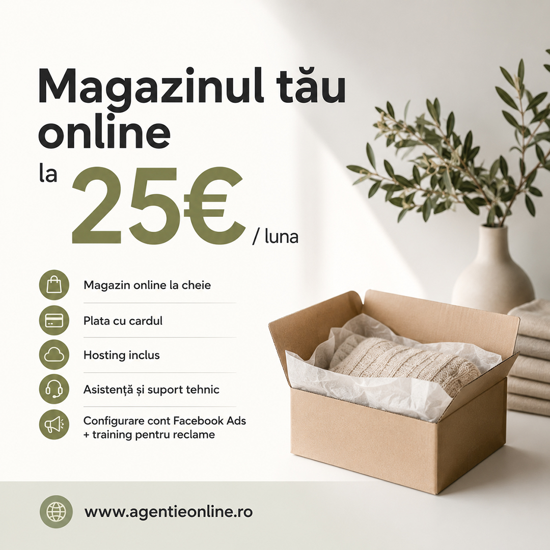 AgentieOnline.ro Facebook ad