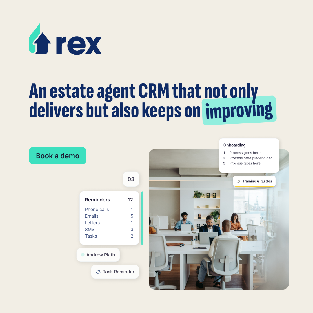 Rex Software Facebook ad: Book a demo