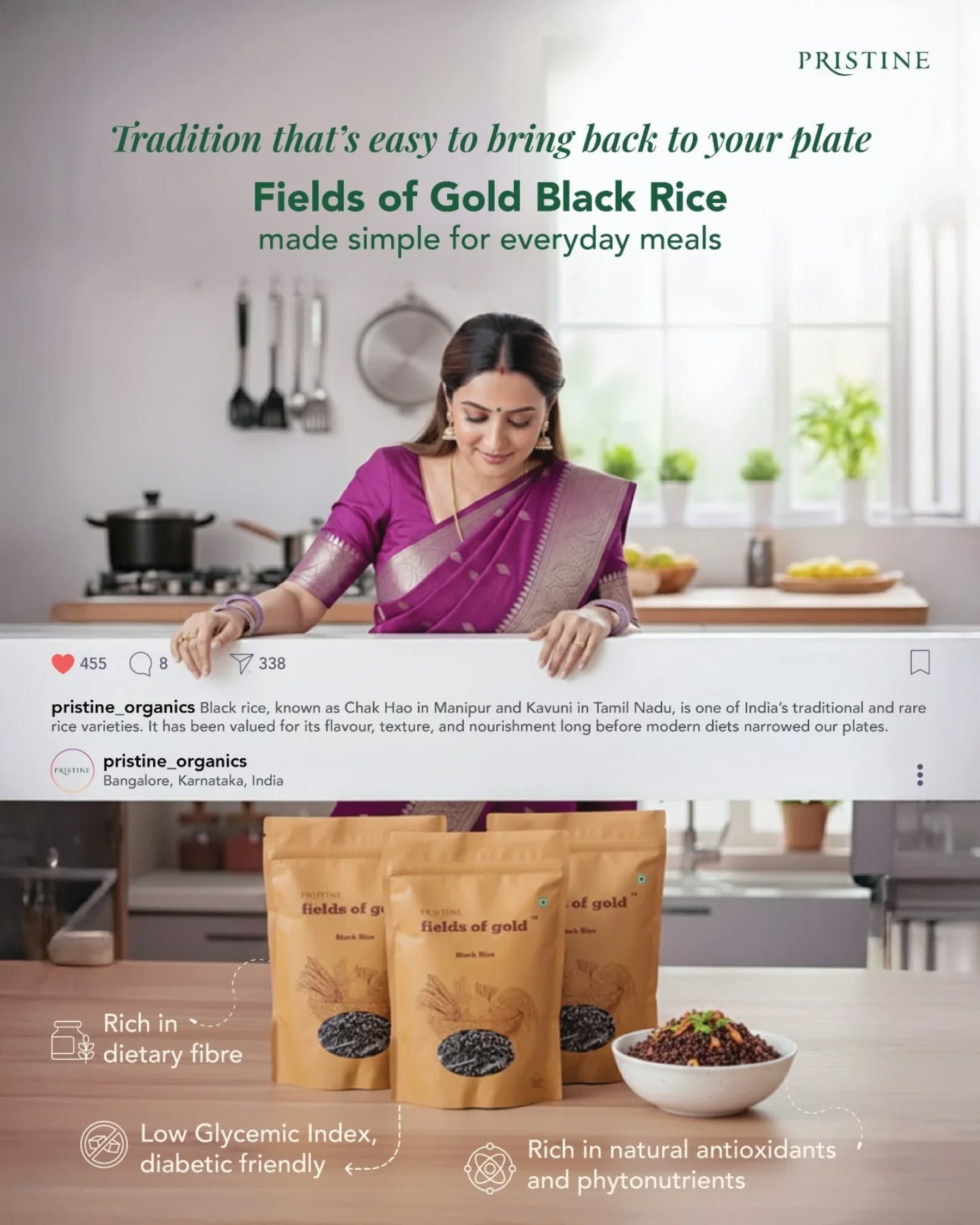 Pristine Organics Private Limited Facebook ad