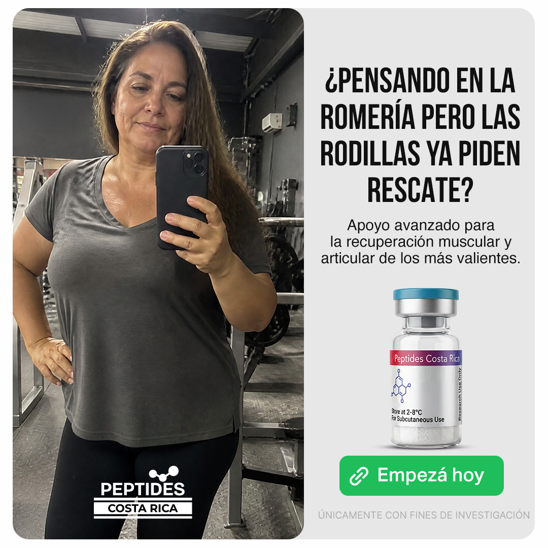 Peptides Costa Rica Facebook ad: Hablemos por WhatsApp