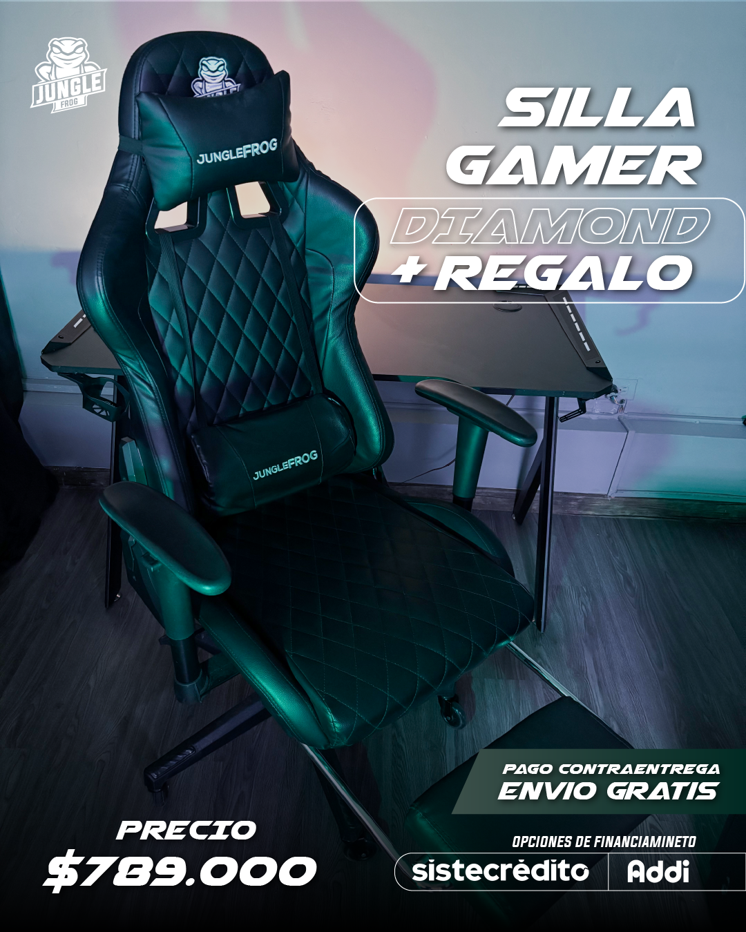 La cacharreria virtual Facebook ad: Dale poder a tu setup con la Silla…