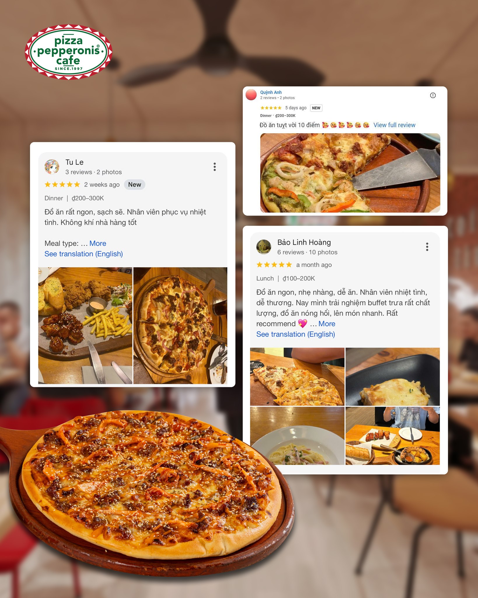 Pepperonis Facebook ad