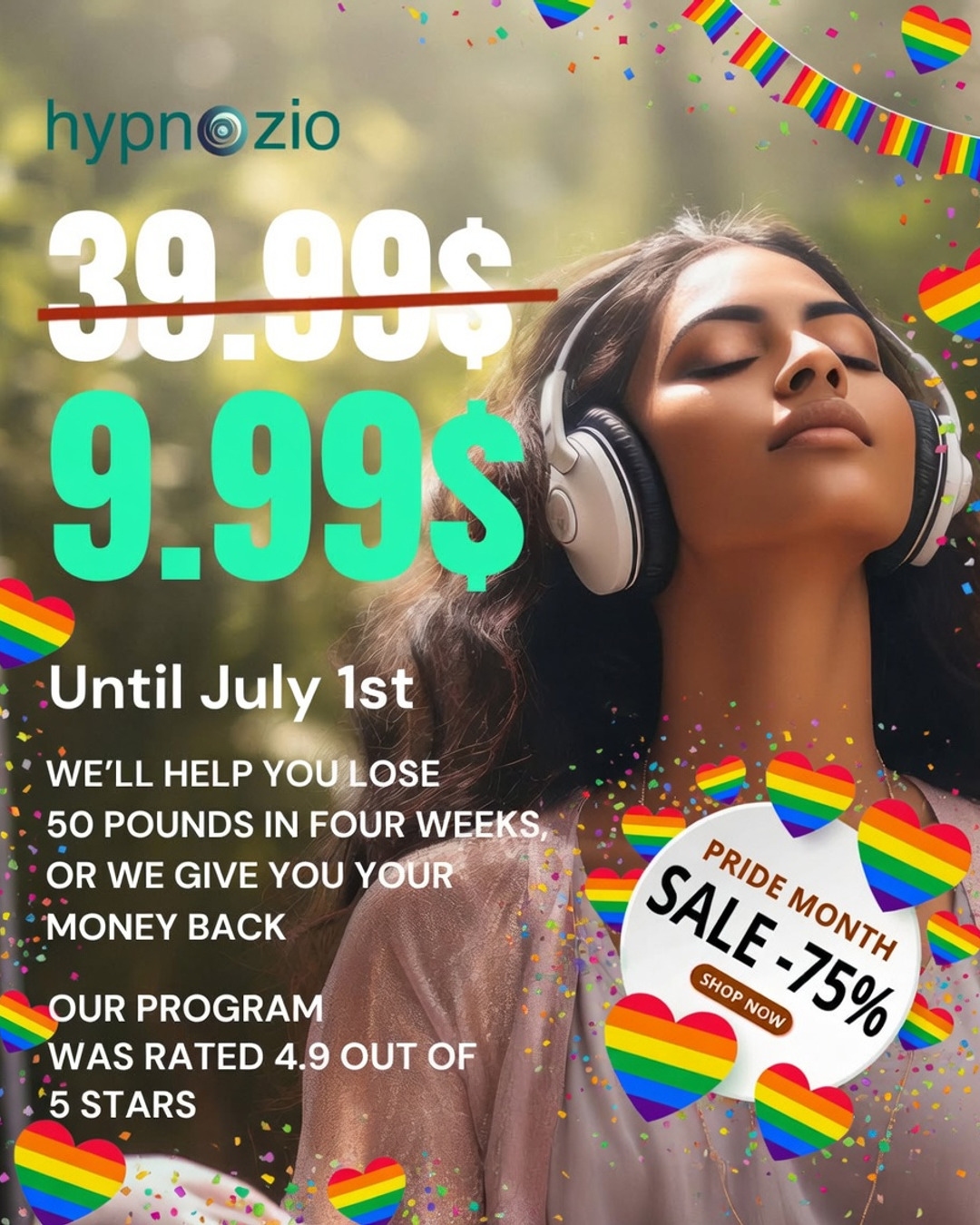 Hypnozio: power of hypnotherapy Facebook ad