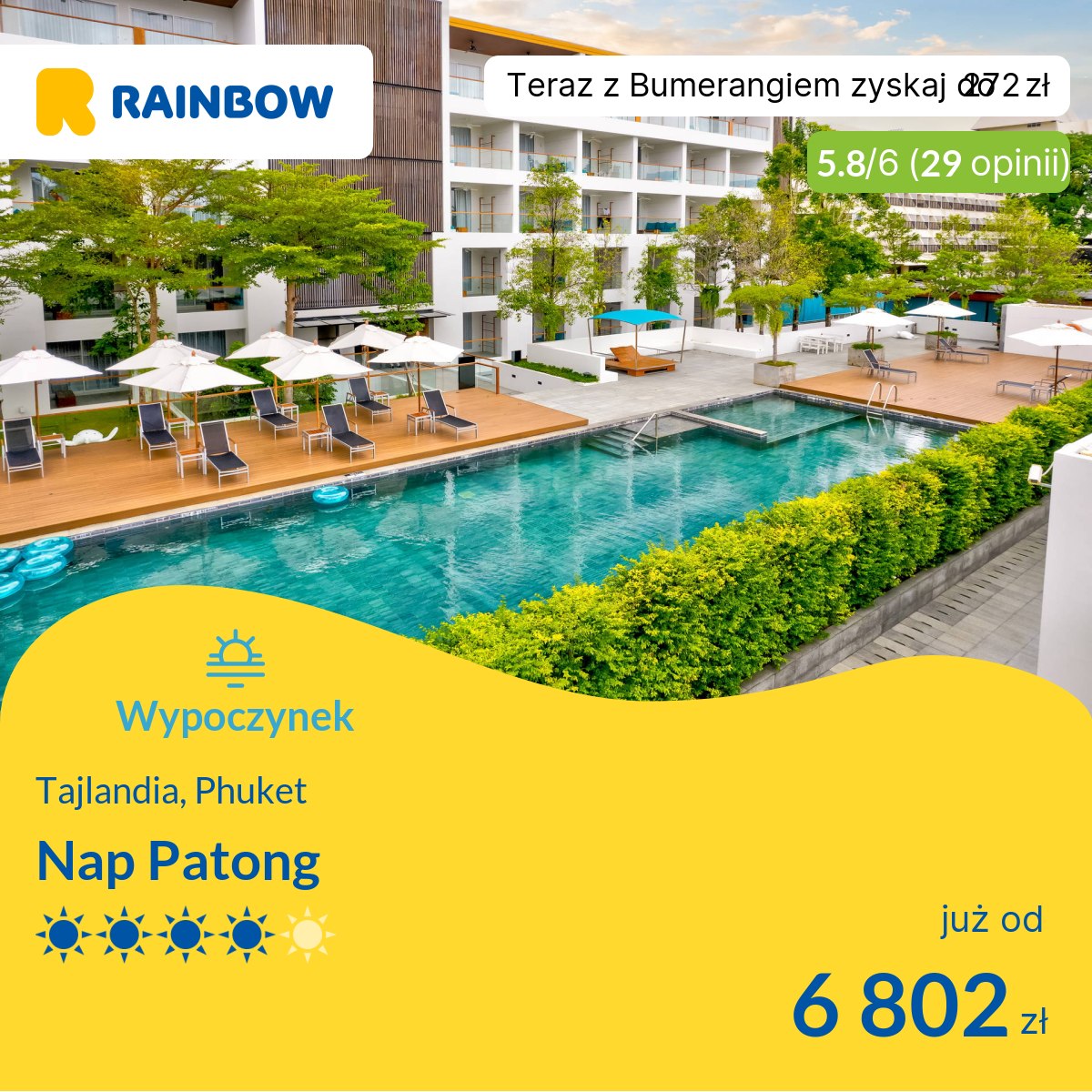 Rainbow Facebook ad