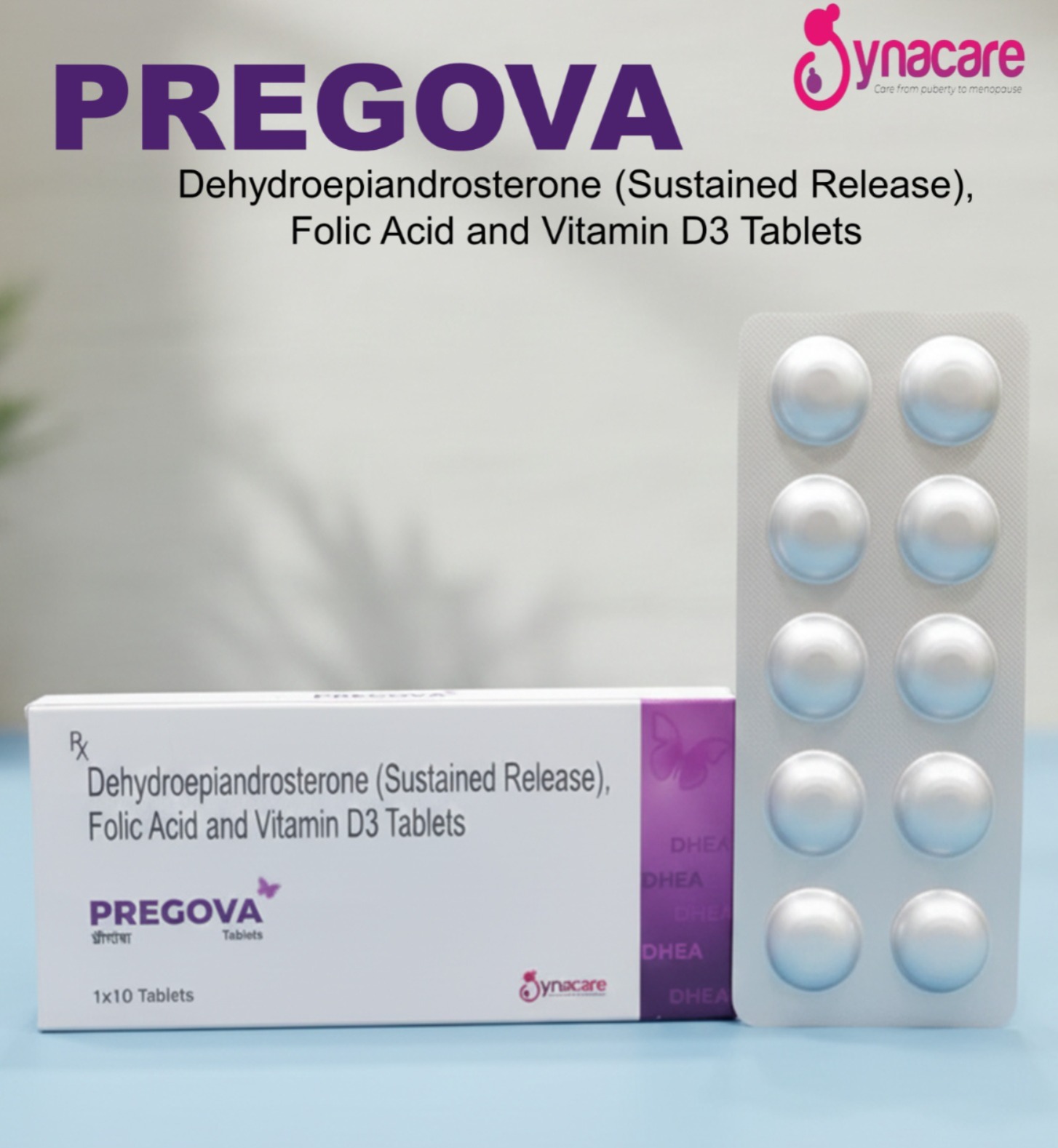 BSA Pharma Inc. Facebook ad: PREGOVA - DHEA Sustained Release Formulation