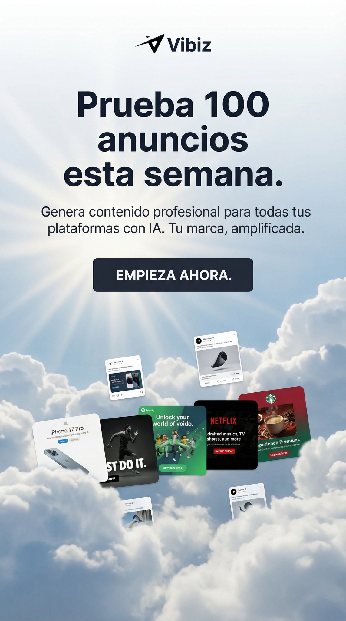 Vibiz Facebook ad