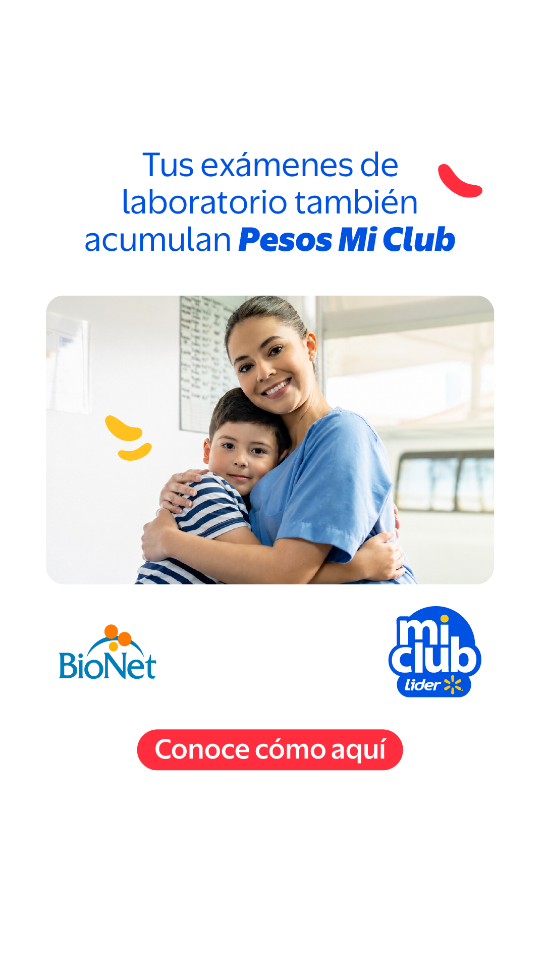 Lider Facebook ad: Mi Club y Bionet