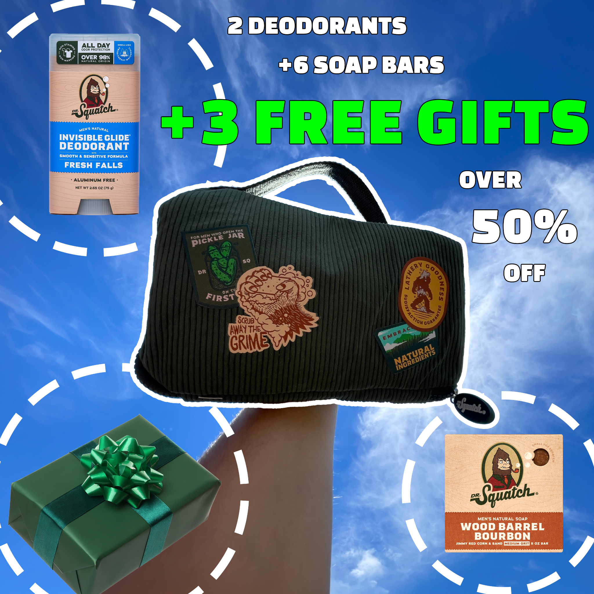 Dr. Squatch Facebook ad