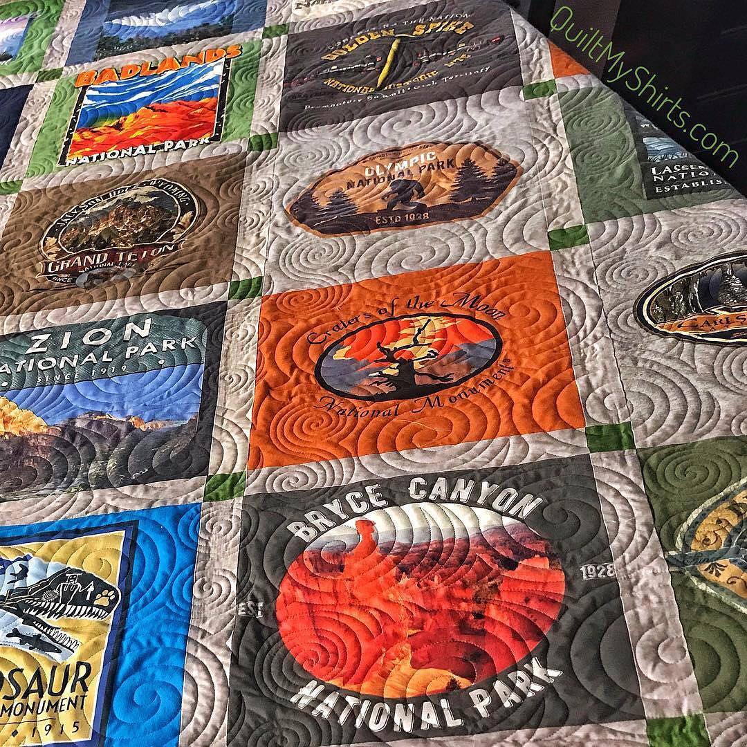 Quilt My Shirts Facebook ad: Home